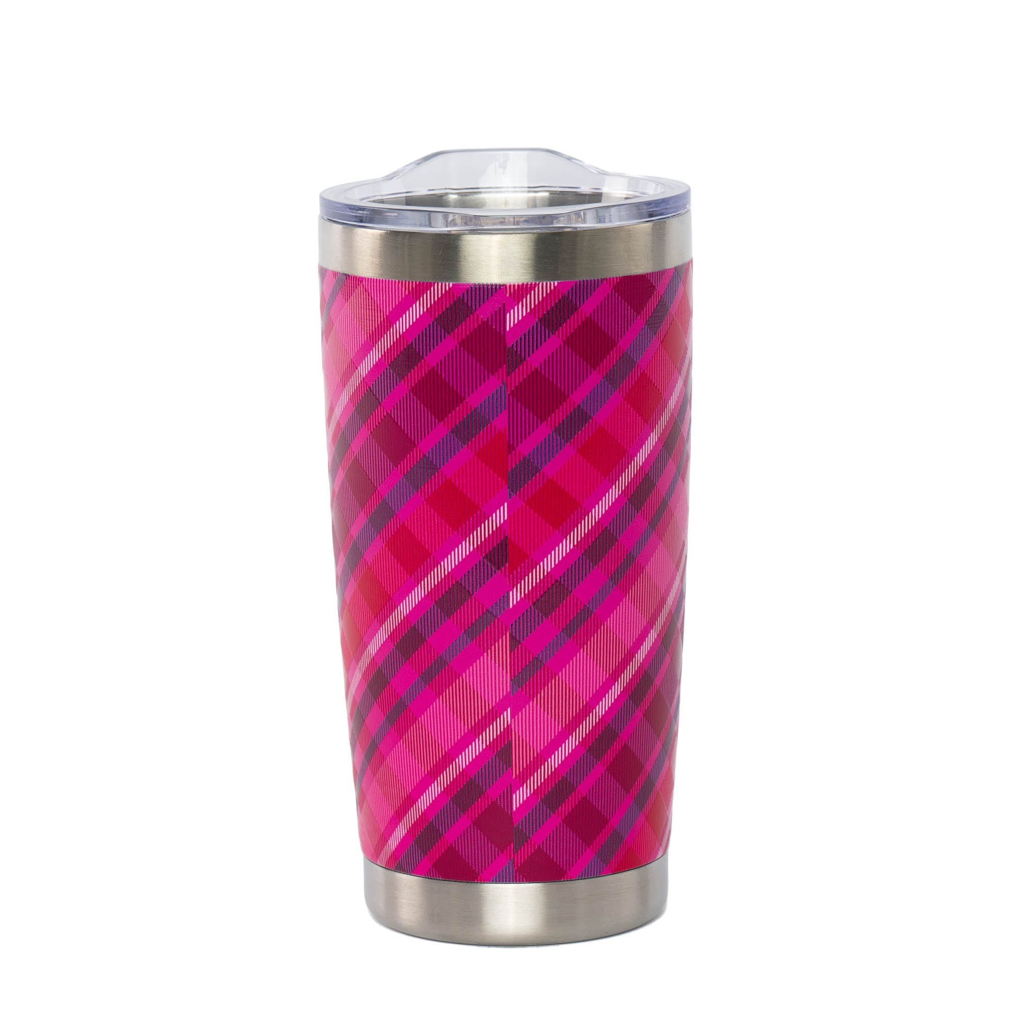 Guzzle Tumbler - BERRY PLAID - Guzzle_Tumbler_BerryPlaid_03_mgtyd1