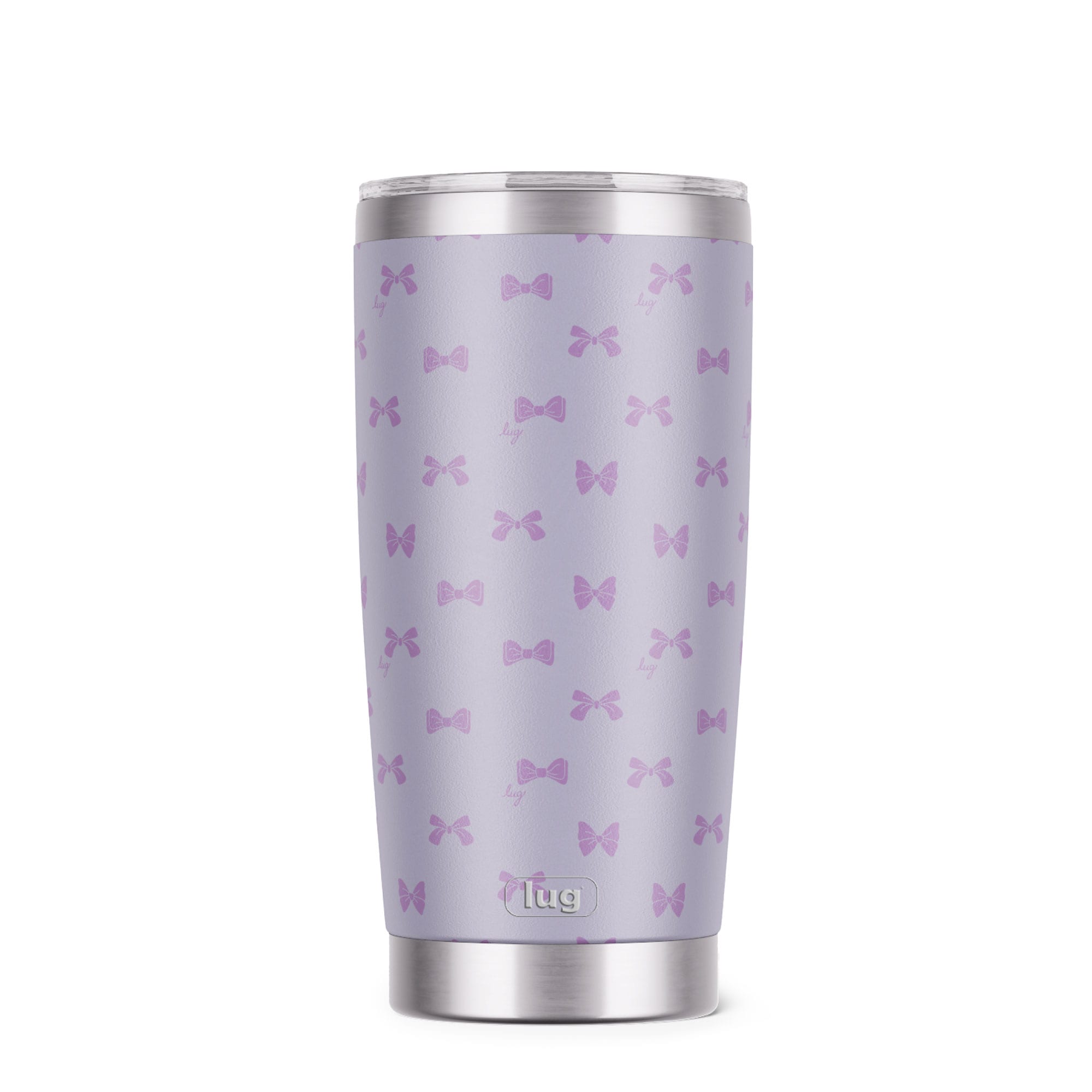 Guzzle Tumbler - MINI BOWS PURPLE - Guzzle_Tumbler_MiniBowsPurple_01