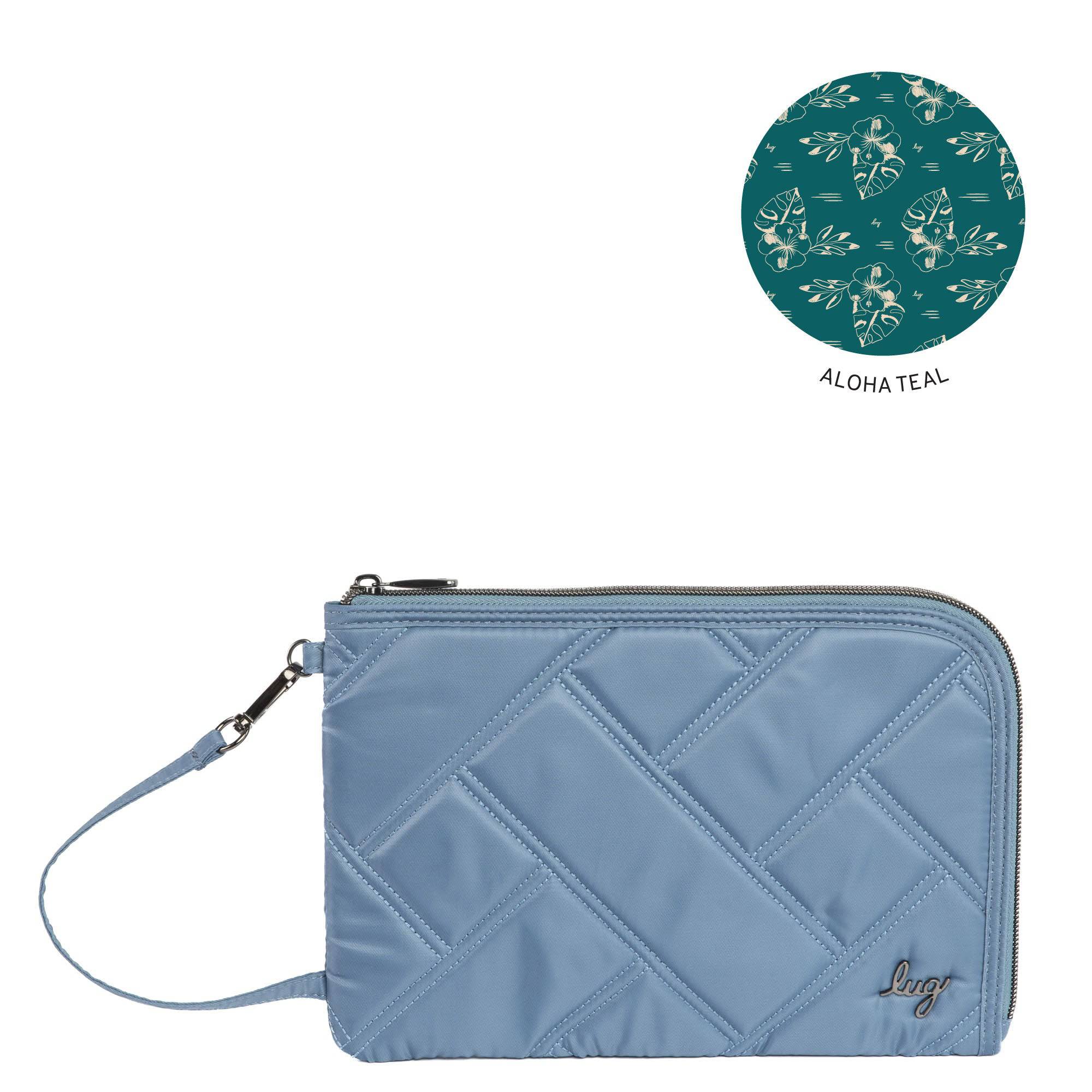 Halfpipe Zip Wristlet Wallet - BLUE MOON - HALFPIPE-BLUE-MOON