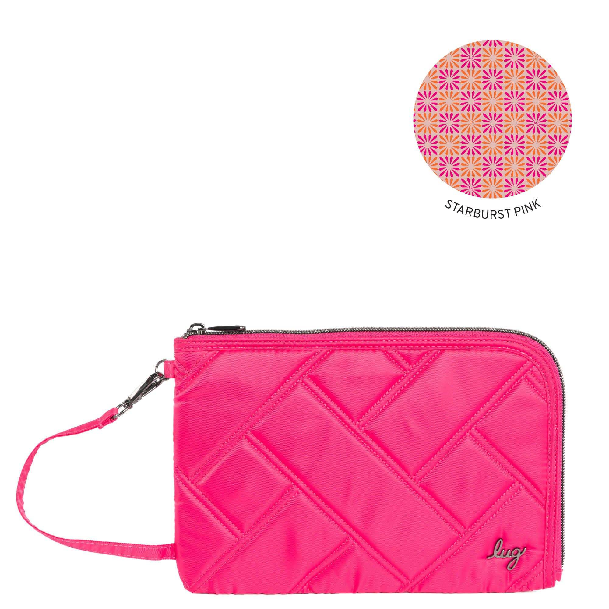 Halfpipe Zip Wristlet Wallet - ROSETTE PINK - HALFPIPE-ROSETTE-PINK