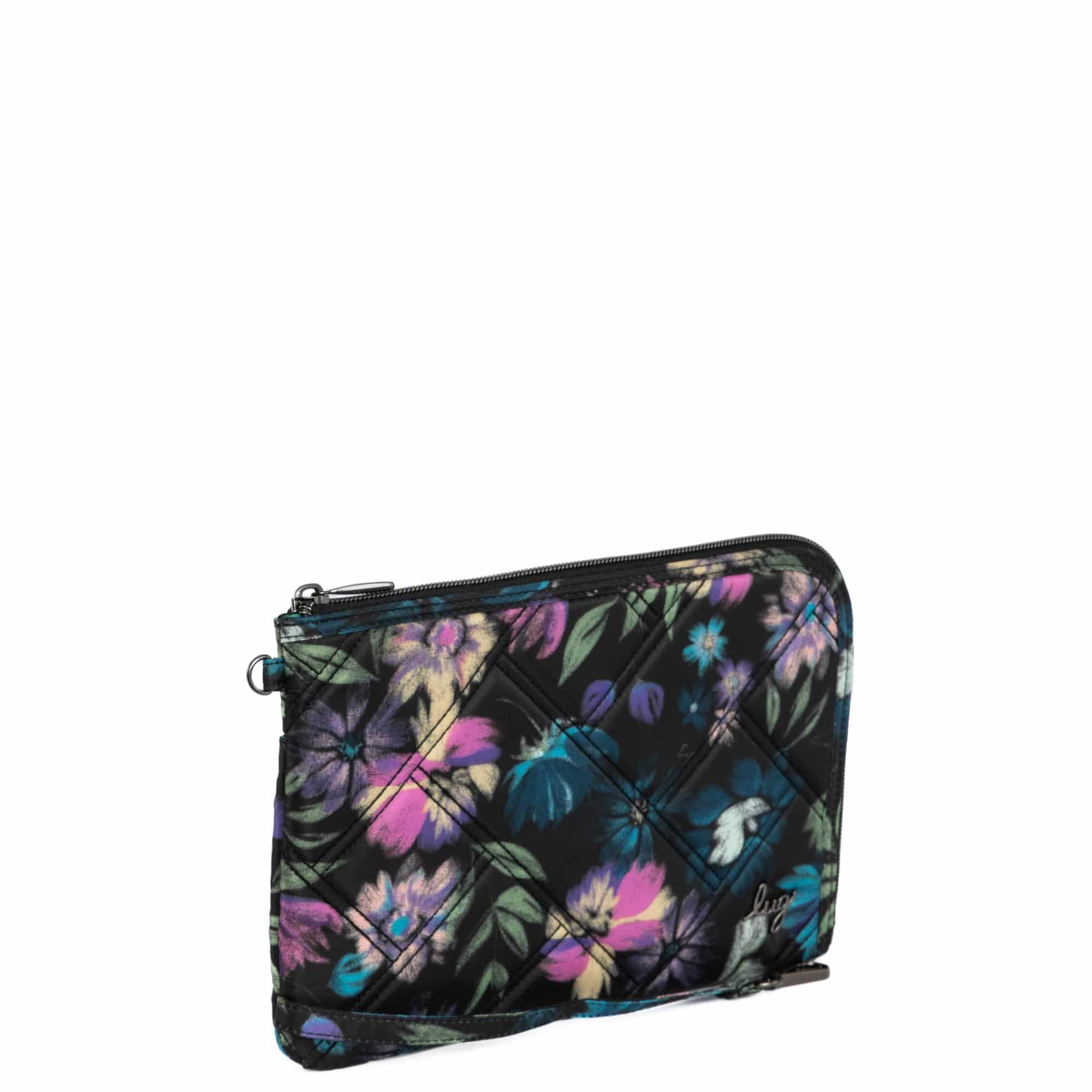 Halfpipe Zip Wristlet Wallet - BLOOM BLACK - Halfpipe_BloomBlack_02