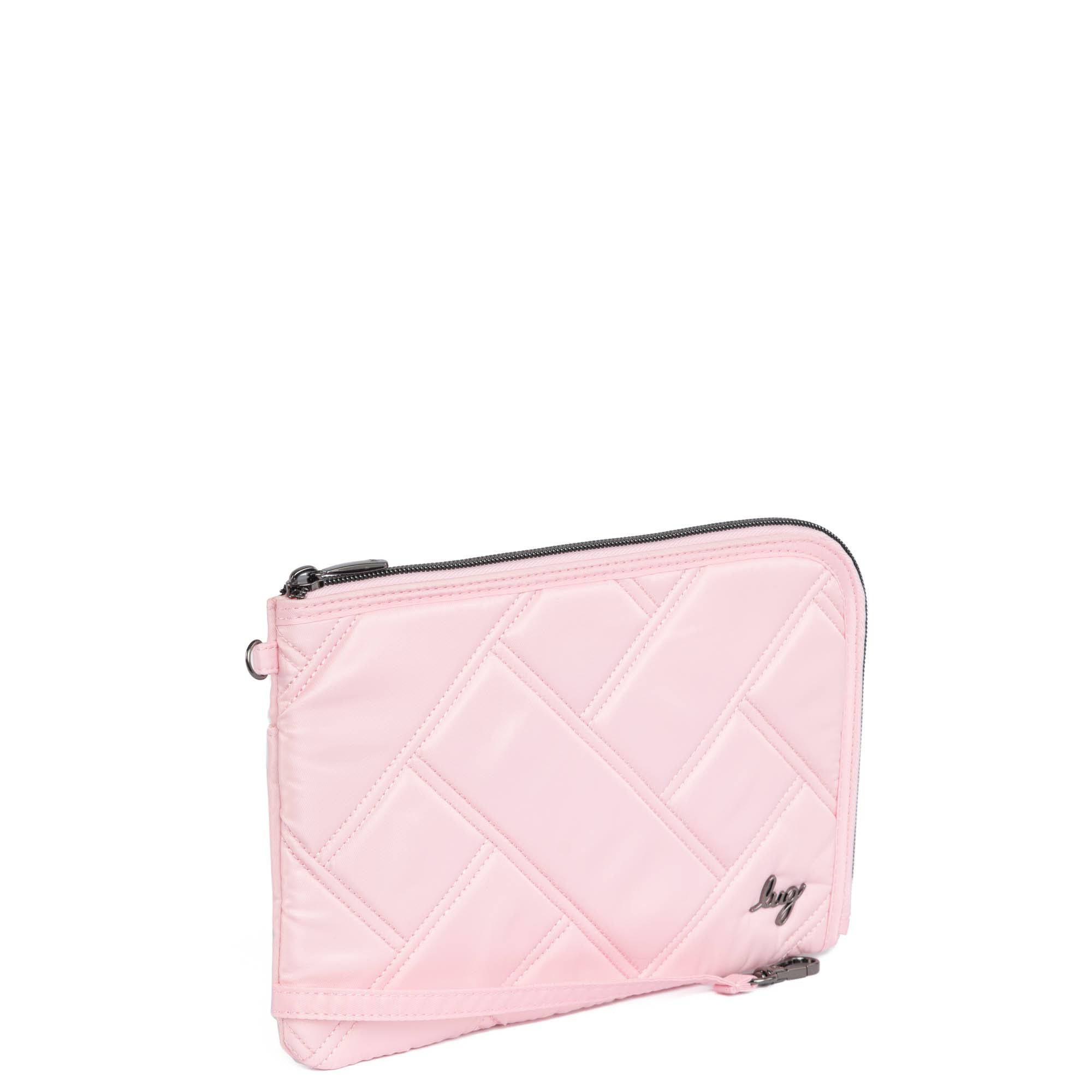 Halfpipe Zip Wristlet Wallet - BUBBLE PINK - Halfpipe_BubblePink_02