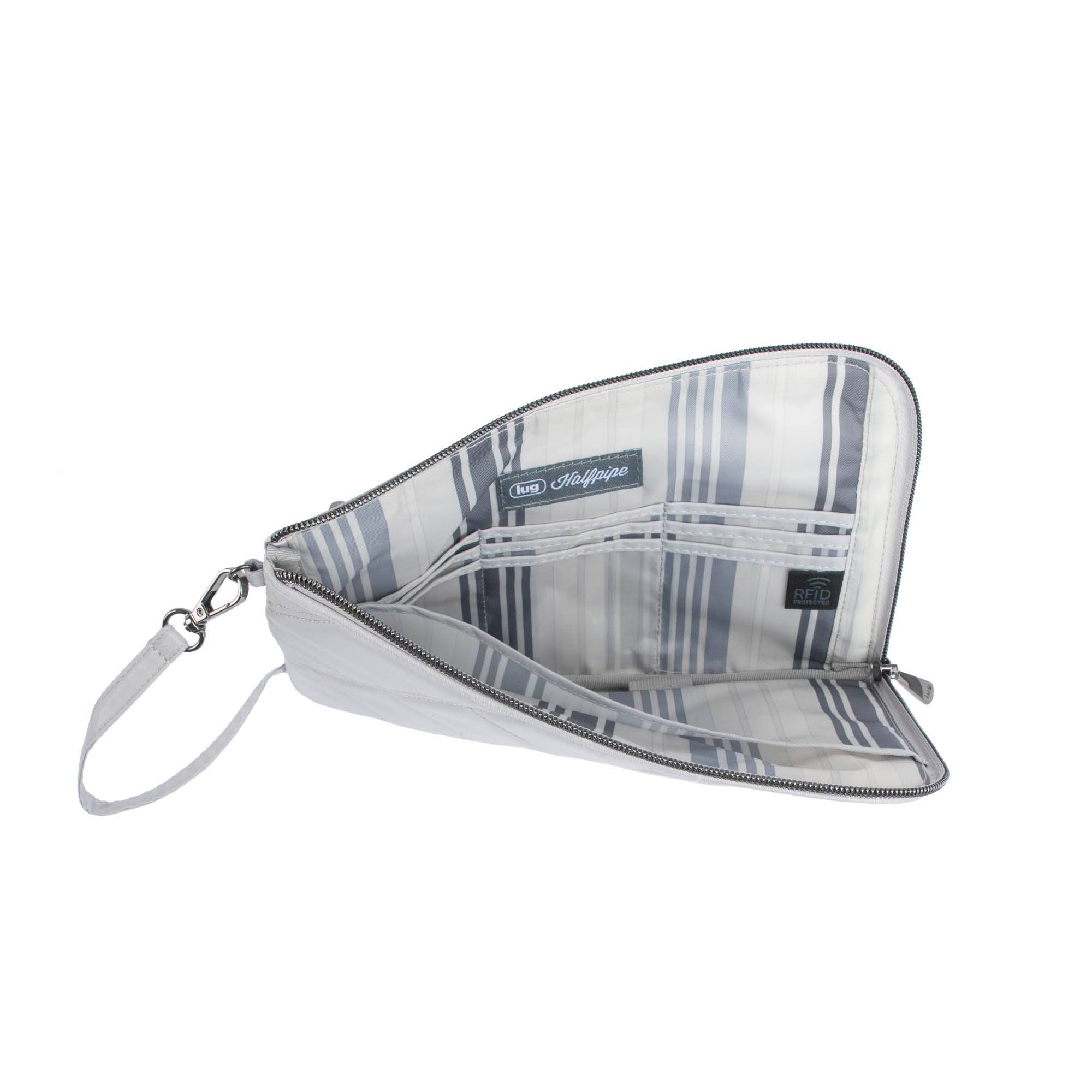 Halfpipe Zip Wristlet Wallet - CLOUD GREY - Halfpipe_CloudGrey_04