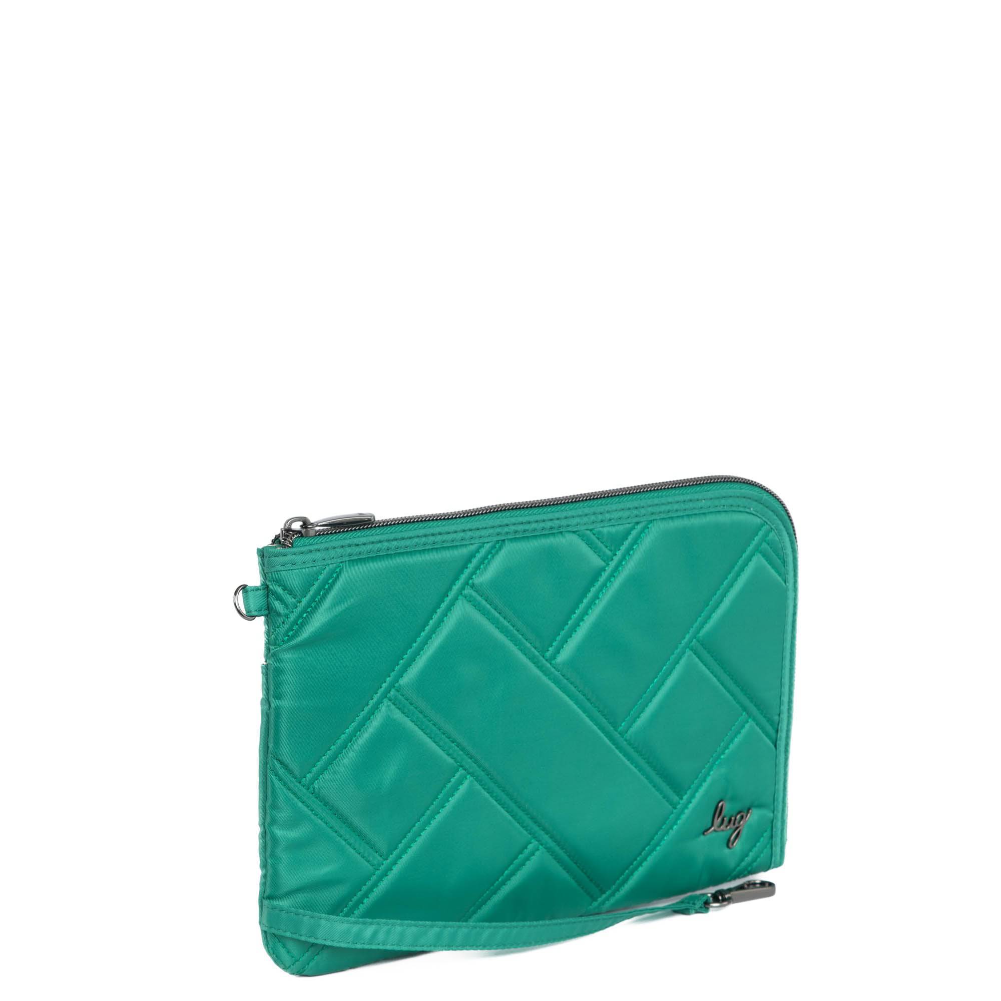 Halfpipe Zip Wristlet Wallet - KELLY GREEN - Halfpipe_KellyGreen_02