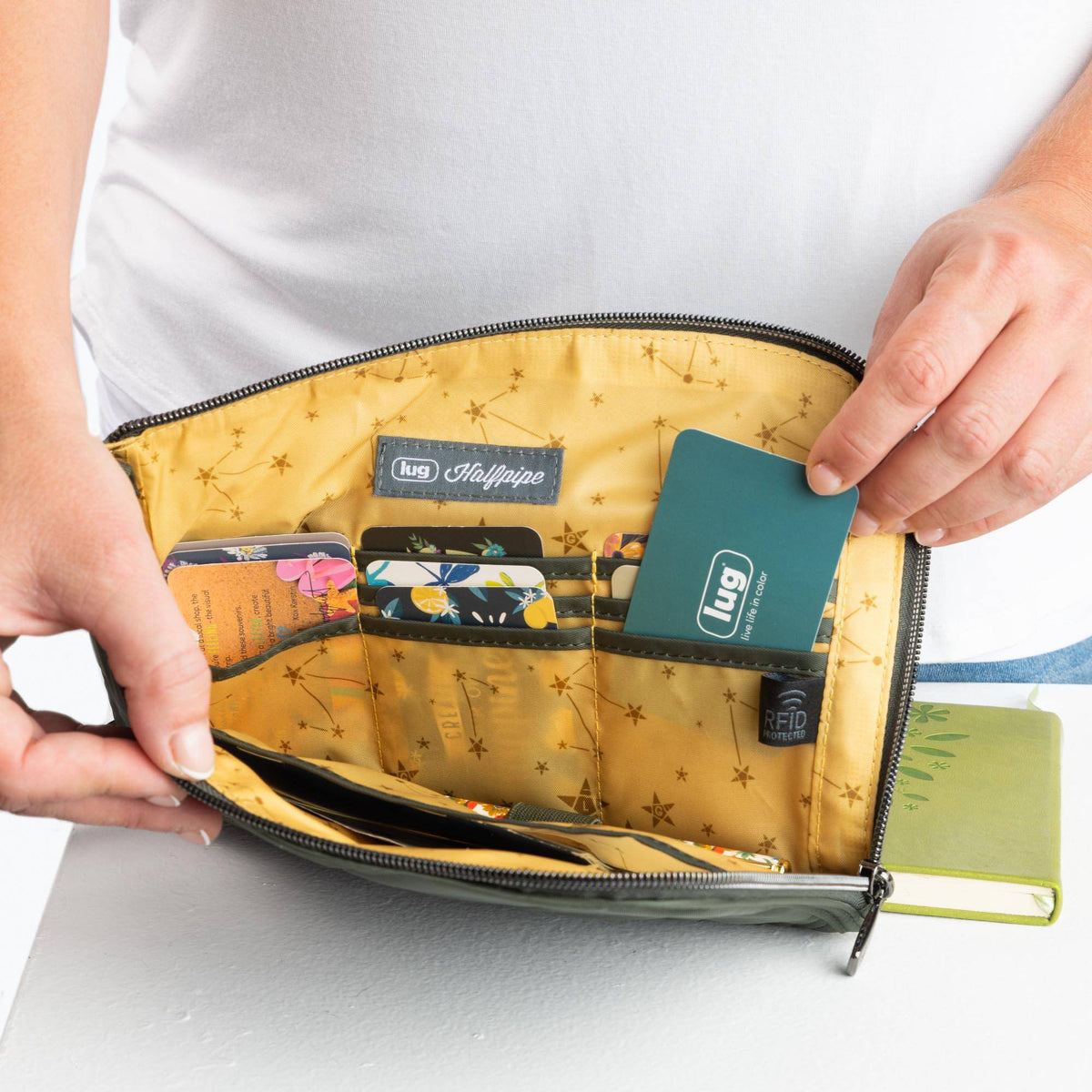 Halfpipe Zip Wristlet Wallet - - Halfpipe_Lifestyle_02