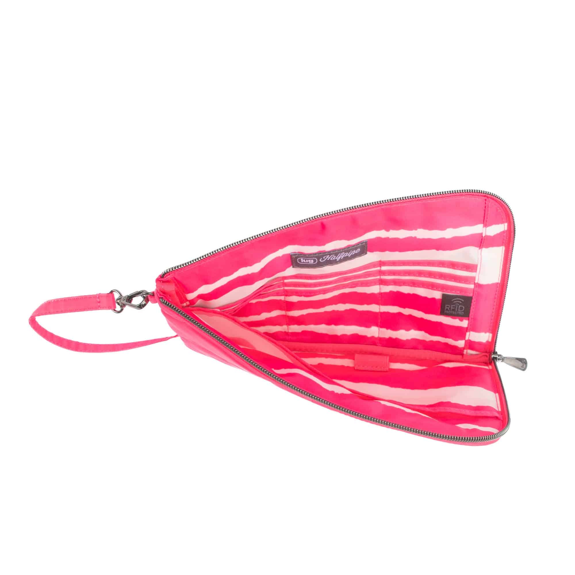 Halfpipe Zip Wristlet Wallet - MAGENTA - Halfpipe_Magenta_04