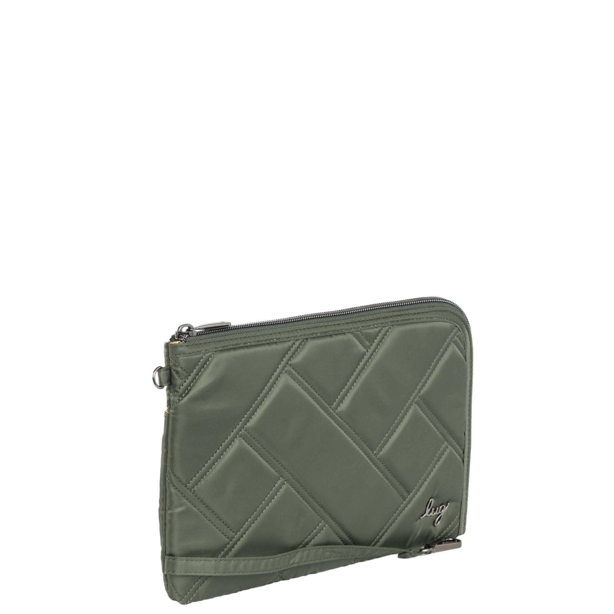 Halfpipe Zip Wristlet Wallet - OLIVE GREEN - Halfpipe_OliveGreen_02
