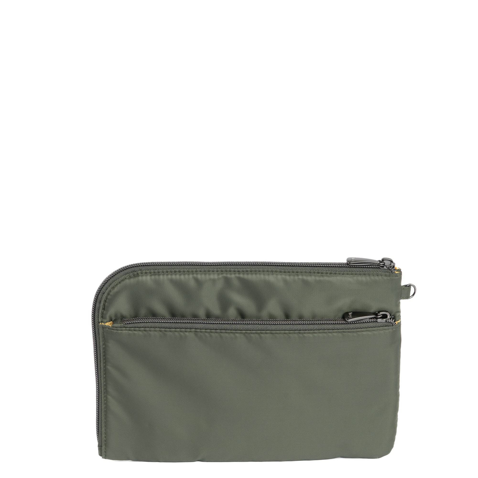 Halfpipe Zip Wristlet Wallet - OLIVE GREEN - Halfpipe_OliveGreen_03