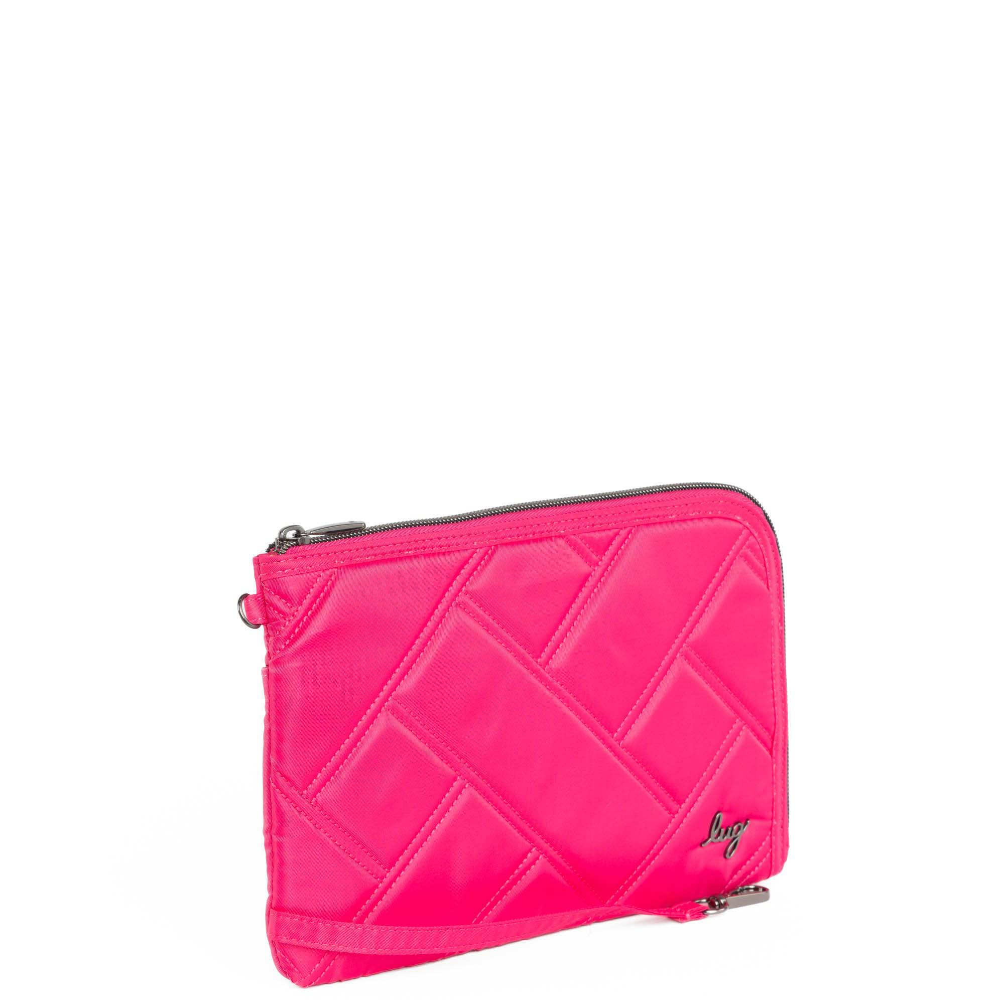 Halfpipe Zip Wristlet Wallet - ROSETTE PINK - Halfpipe_RosettePink_02