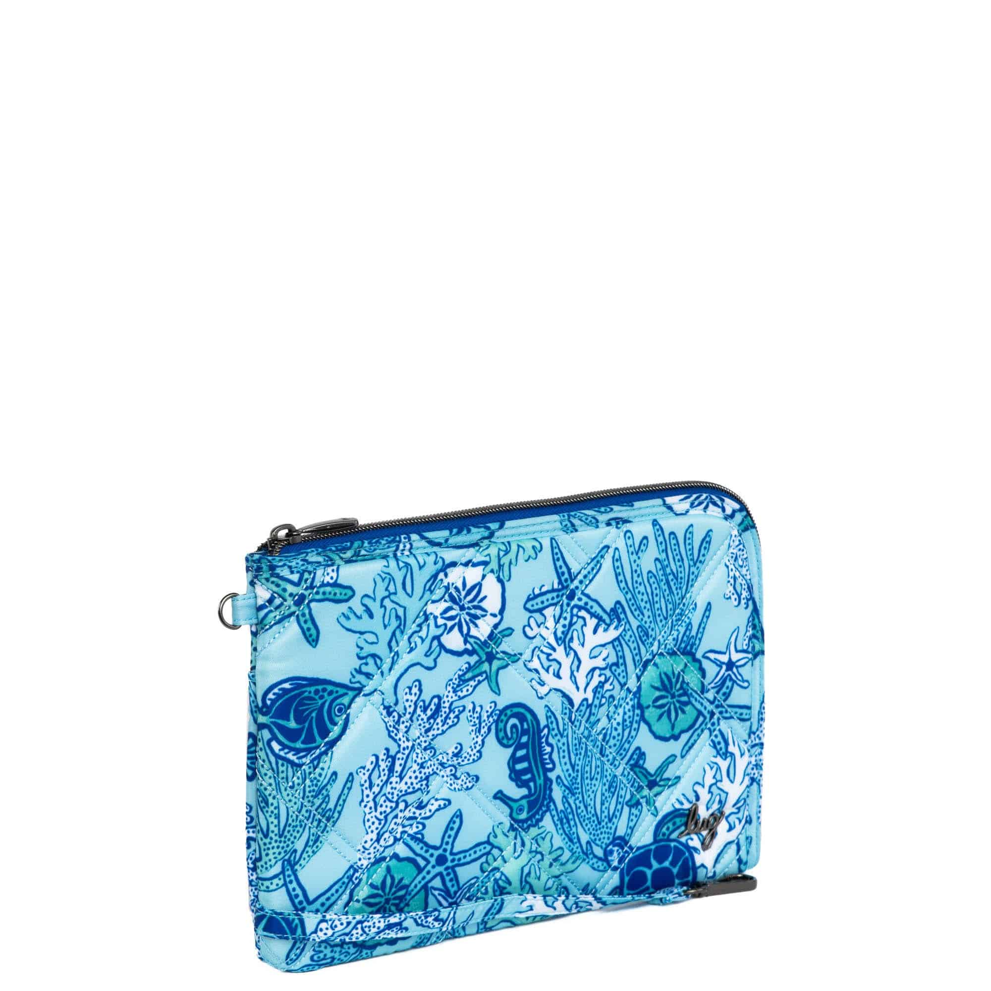 Halfpipe Zip Wristlet Wallet - SEALIFE BLUE - Halfpipe_SealifeBlue_02
