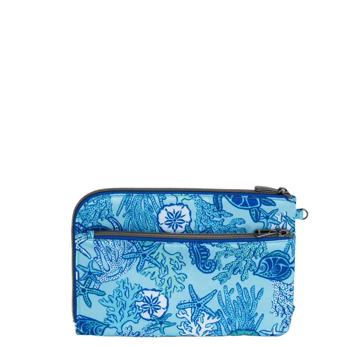Halfpipe Zip Wristlet Wallet - SEALIFE BLUE - Halfpipe_SealifeBlue_03