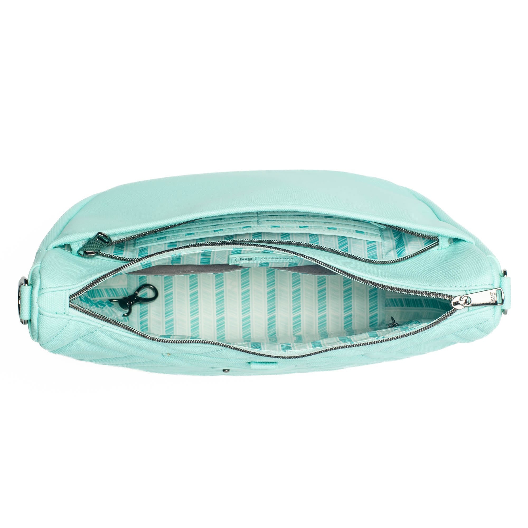 Harmony Matte Luxe VL Crossbody Bag - AQUAMARINE BLUE - Harmony_MatteLuxe_AquamarineBlue_05