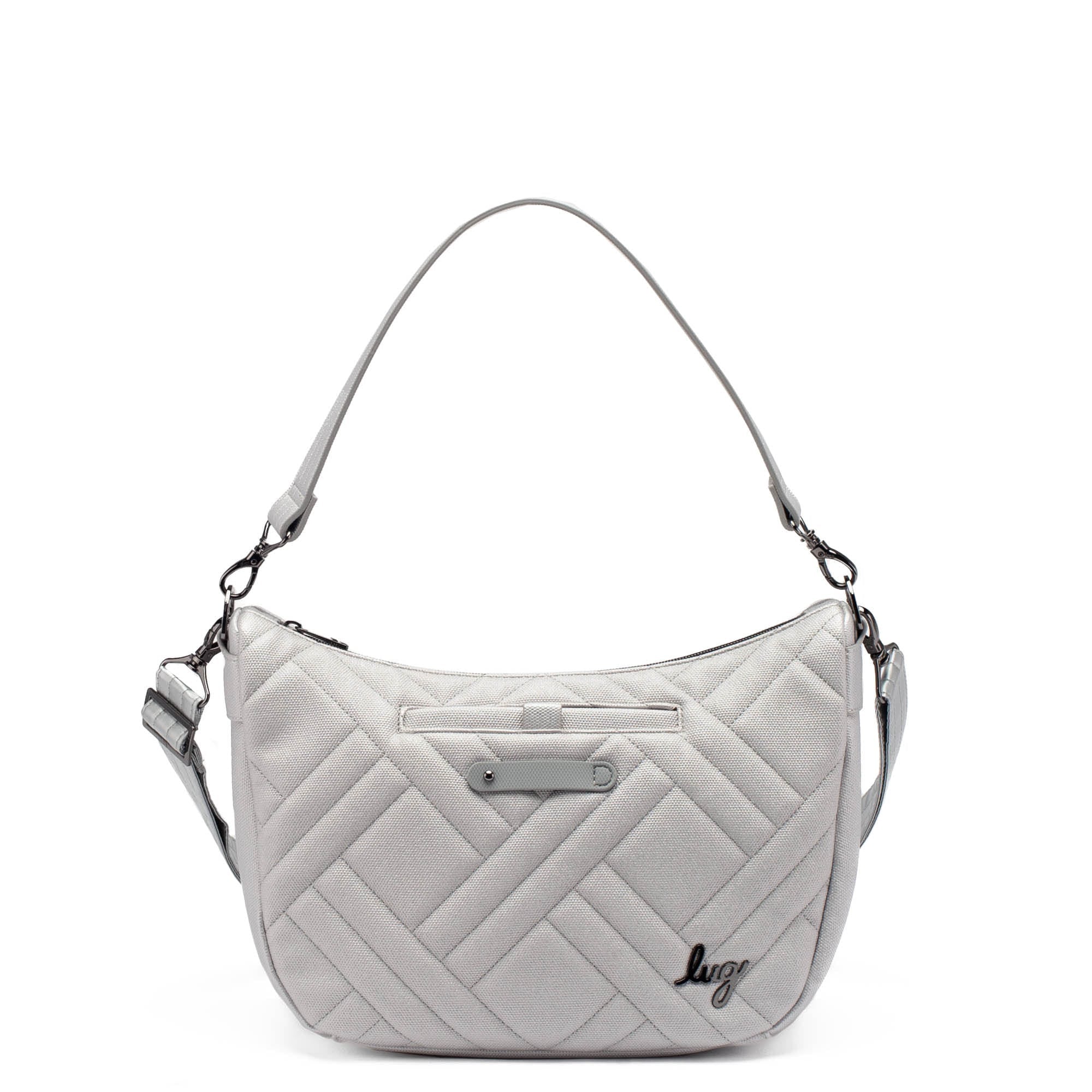 Harmony Matte Luxe VL Crossbody Bag - DIAMOND SILVER - Harmony_MatteLuxe_DiamondSilver_01