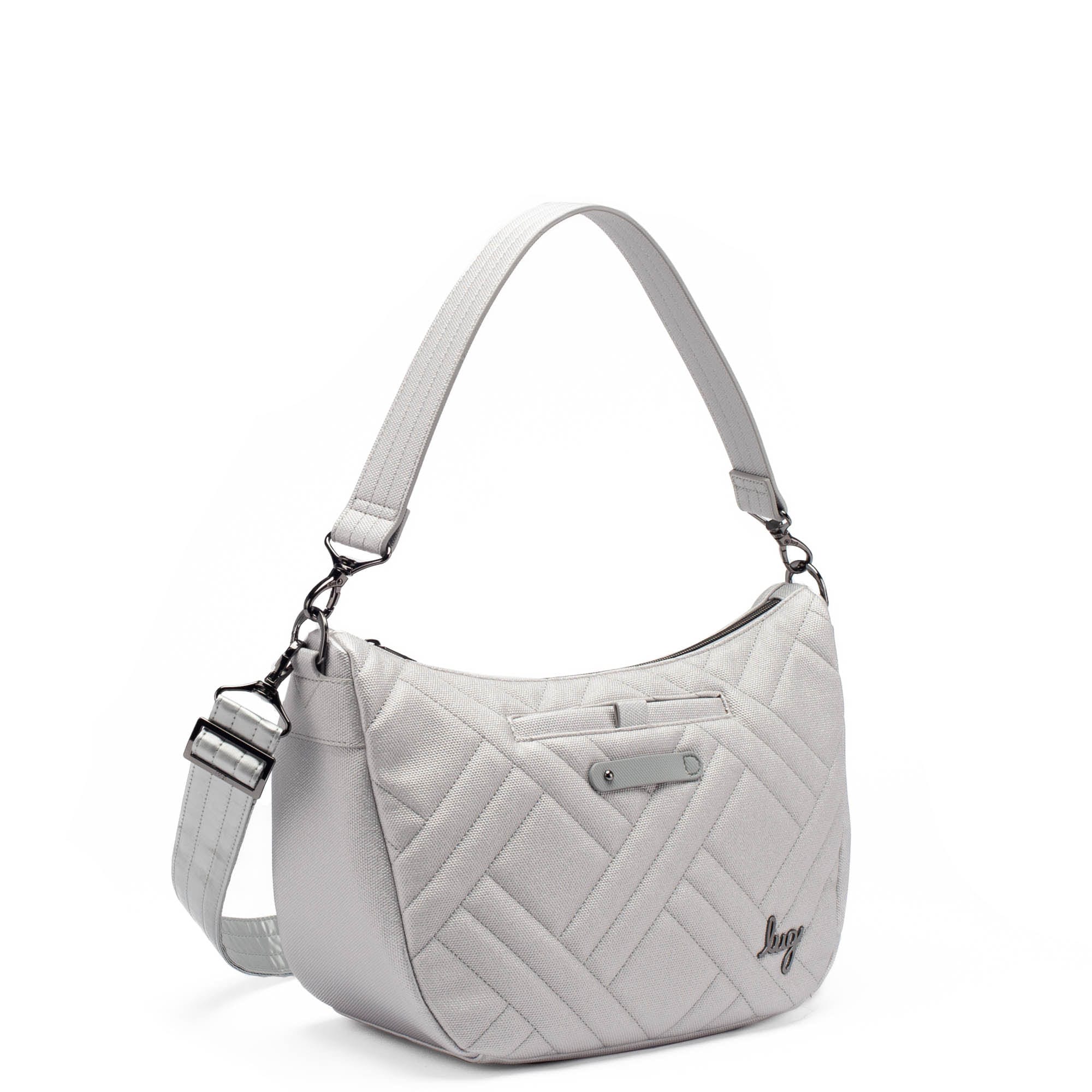 Harmony Matte Luxe VL Crossbody Bag - DIAMOND SILVER - Harmony_MatteLuxe_DiamondSilver_02