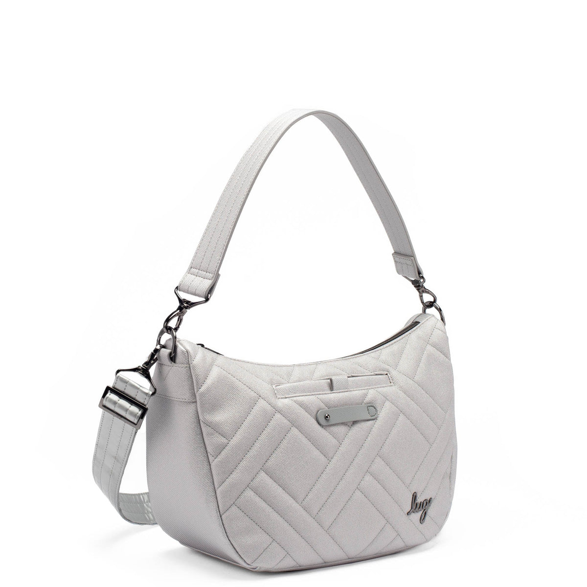Harmony Matte Luxe VL Crossbody Bag - DIAMOND SILVER - Harmony_MatteLuxe_DiamondSilver_02