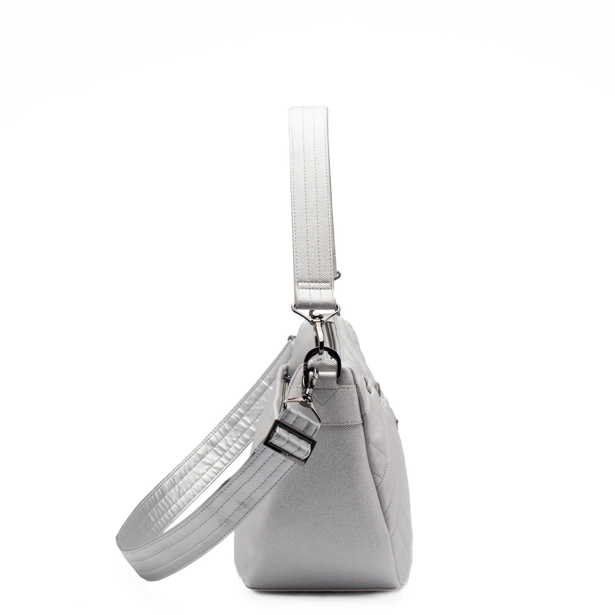 Harmony Matte Luxe VL Crossbody Bag - DIAMOND SILVER - Harmony_MatteLuxe_DiamondSilver_03