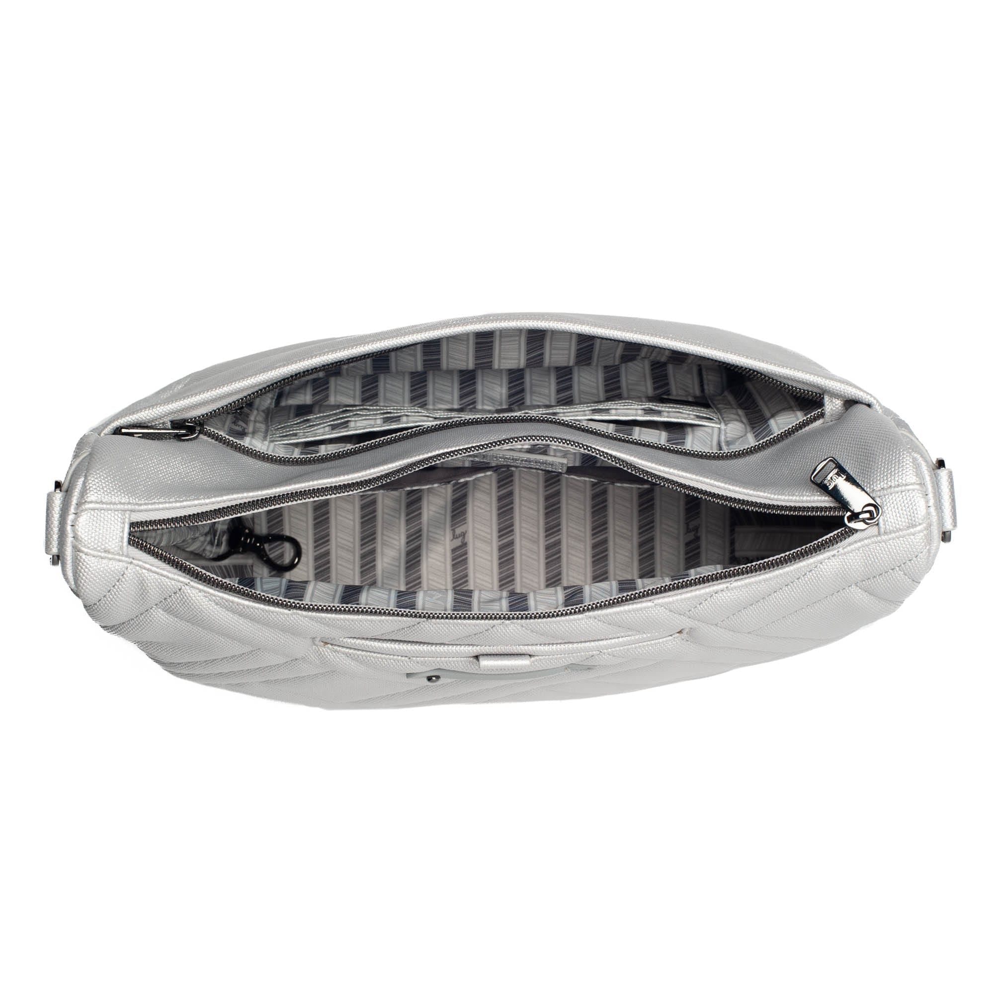 Harmony Matte Luxe VL Crossbody Bag - DIAMOND SILVER - Harmony_MatteLuxe_DiamondSilver_05