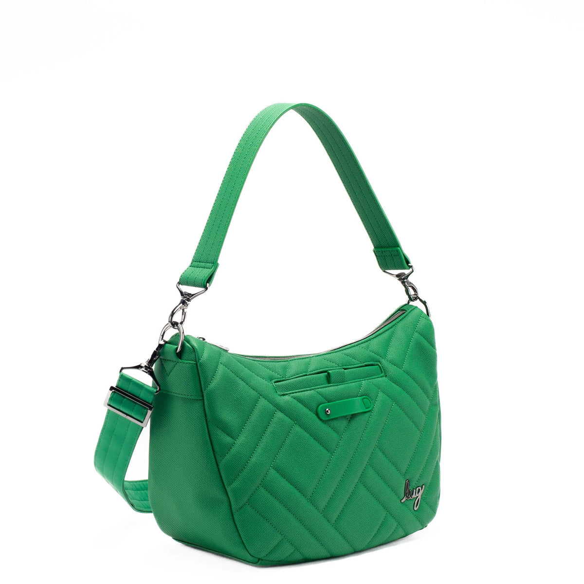 Harmony Matte Luxe VL Crossbody Bag - EMERALD GREEN - Harmony_MatteLuxe_EmeraldGreen_02