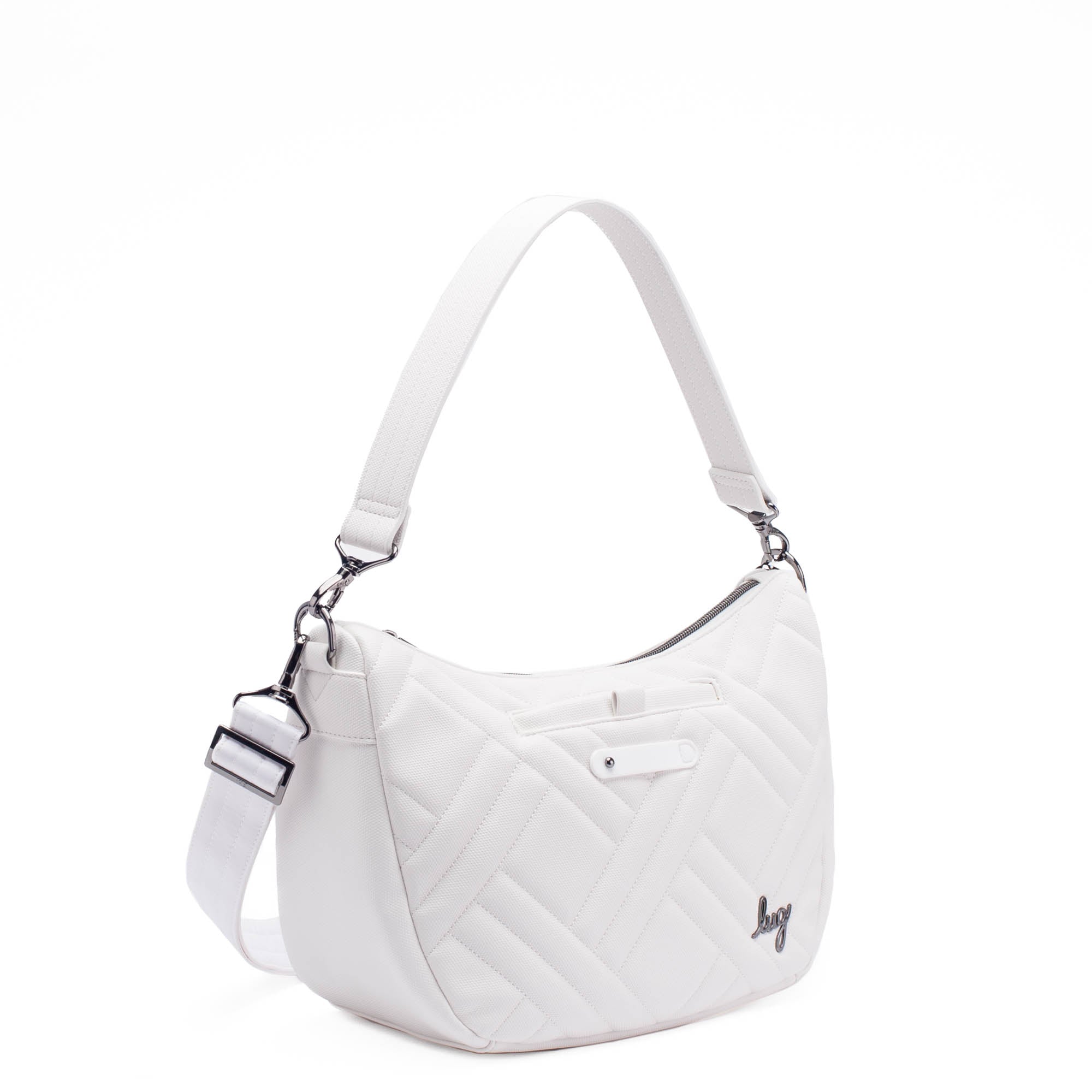 Harmony Matte Luxe VL Crossbody Bag - PEARL WHITE - Harmony_MatteLuxe_PearlWhite_02