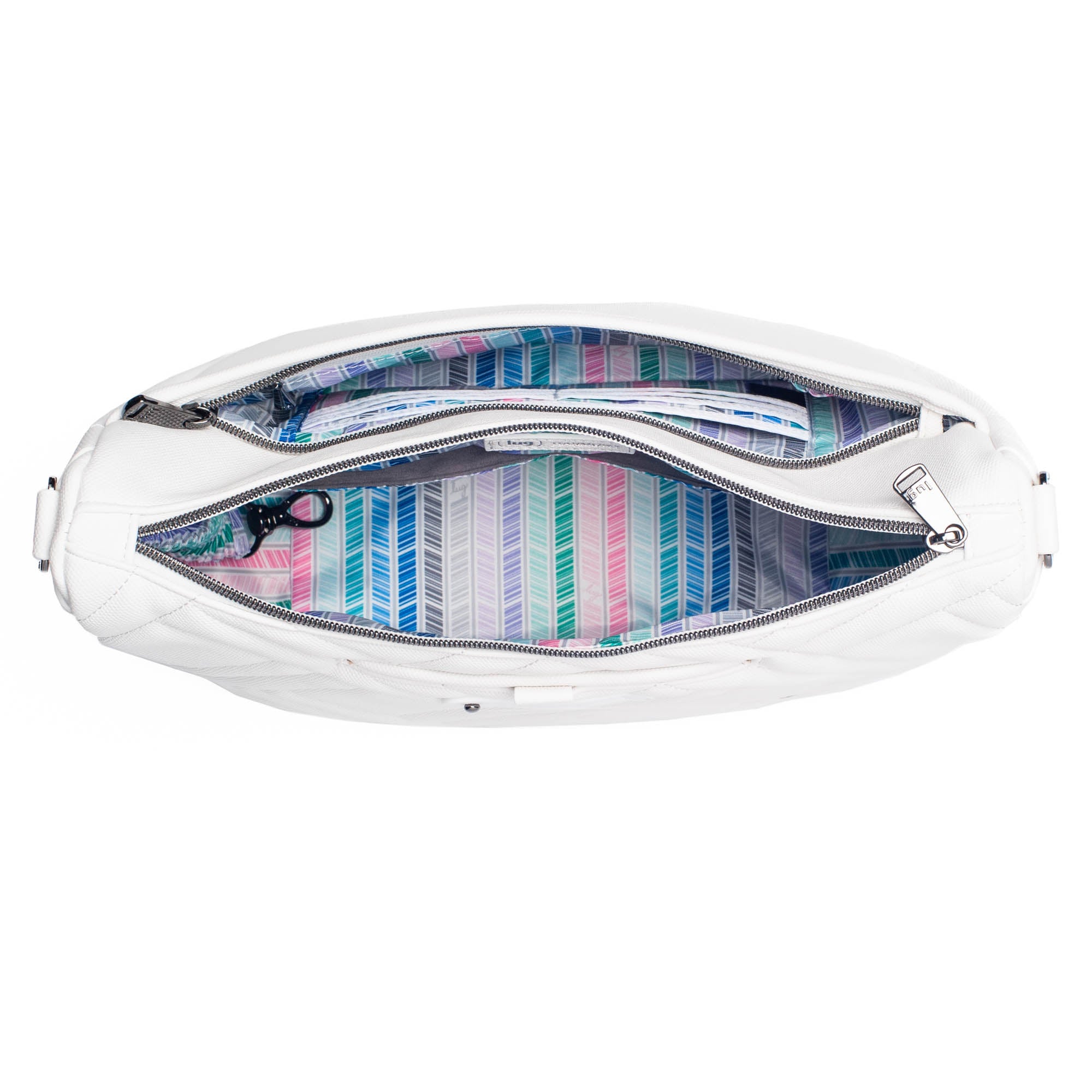 Harmony Matte Luxe VL Crossbody Bag - PEARL WHITE - Harmony_MatteLuxe_PearlWhite_05