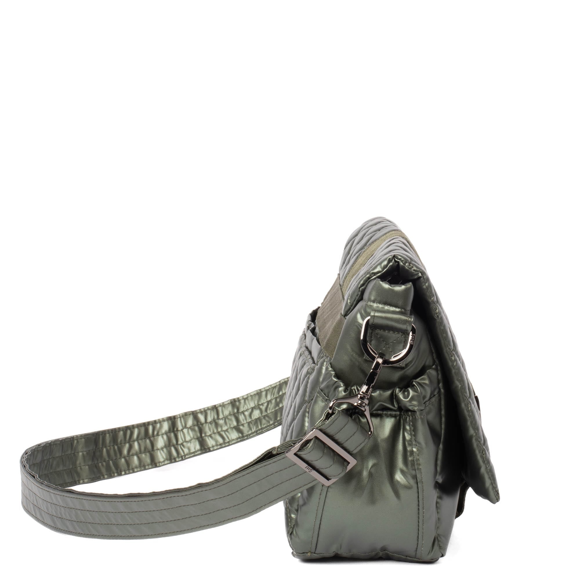 Harness Crossbody Bag - METALLIC OLIVE - Harness_MetallicOlive_03