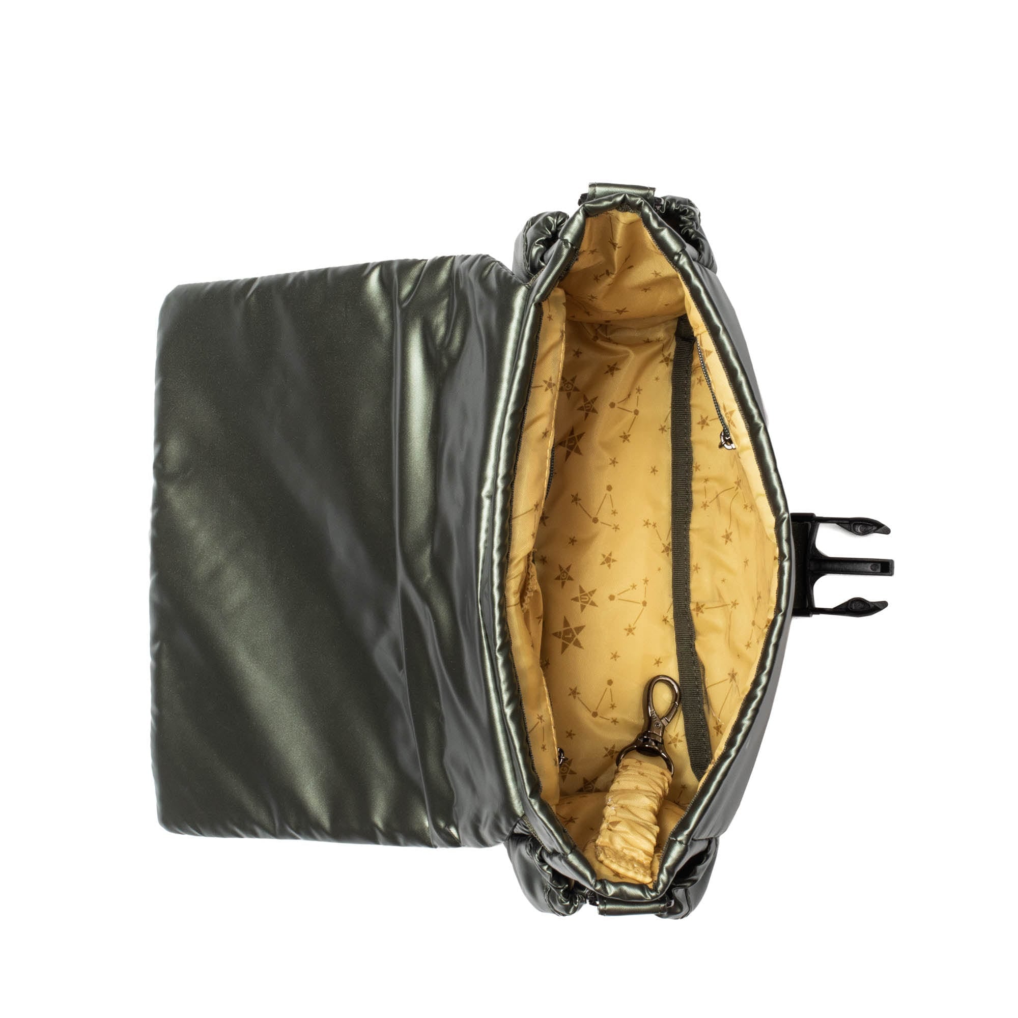 Harness Crossbody Bag - METALLIC OLIVE - Harness_MetallicOlive_05