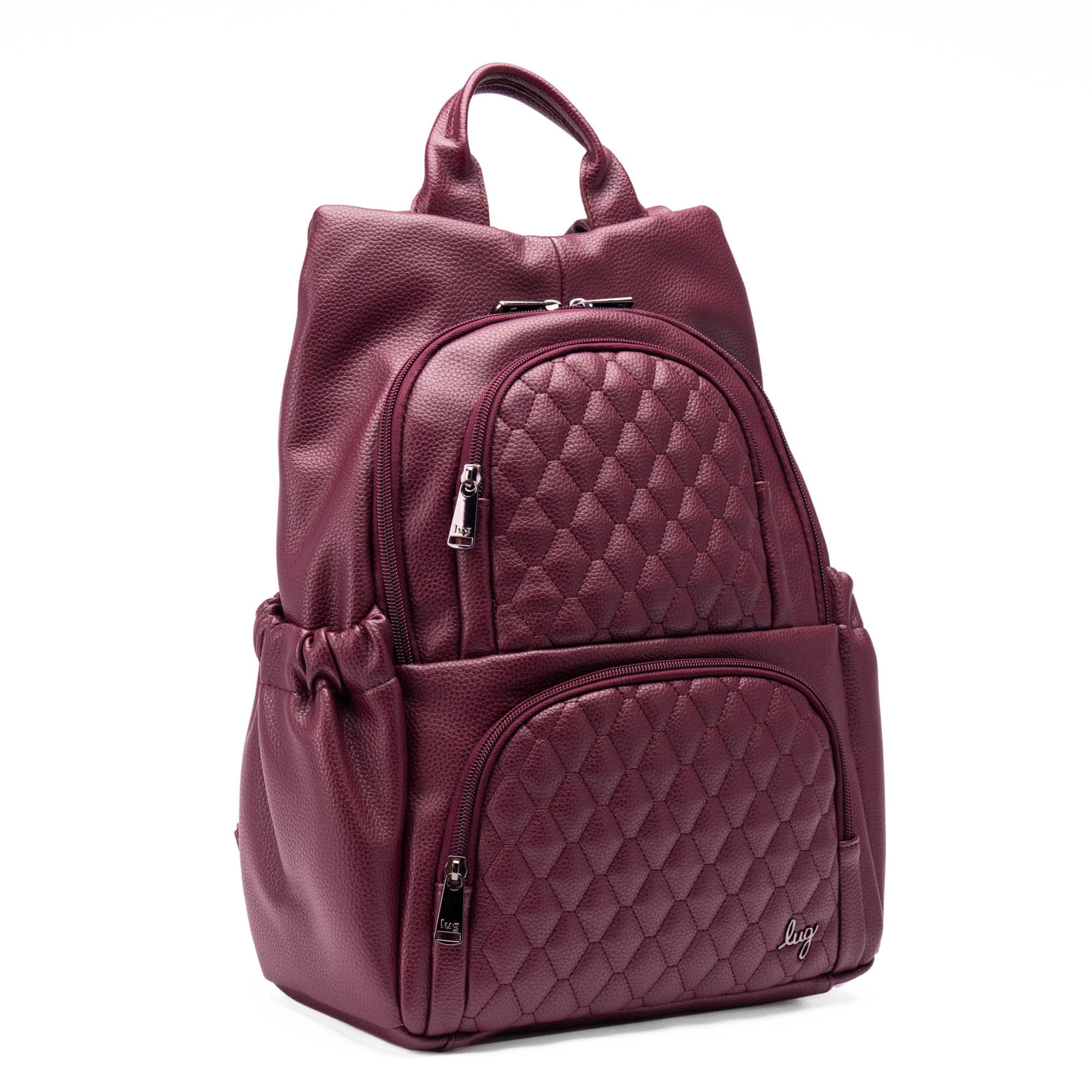 Hatchback Classic VL Backpack - WINE RED 2 - HatchbackVL_WineRed_02