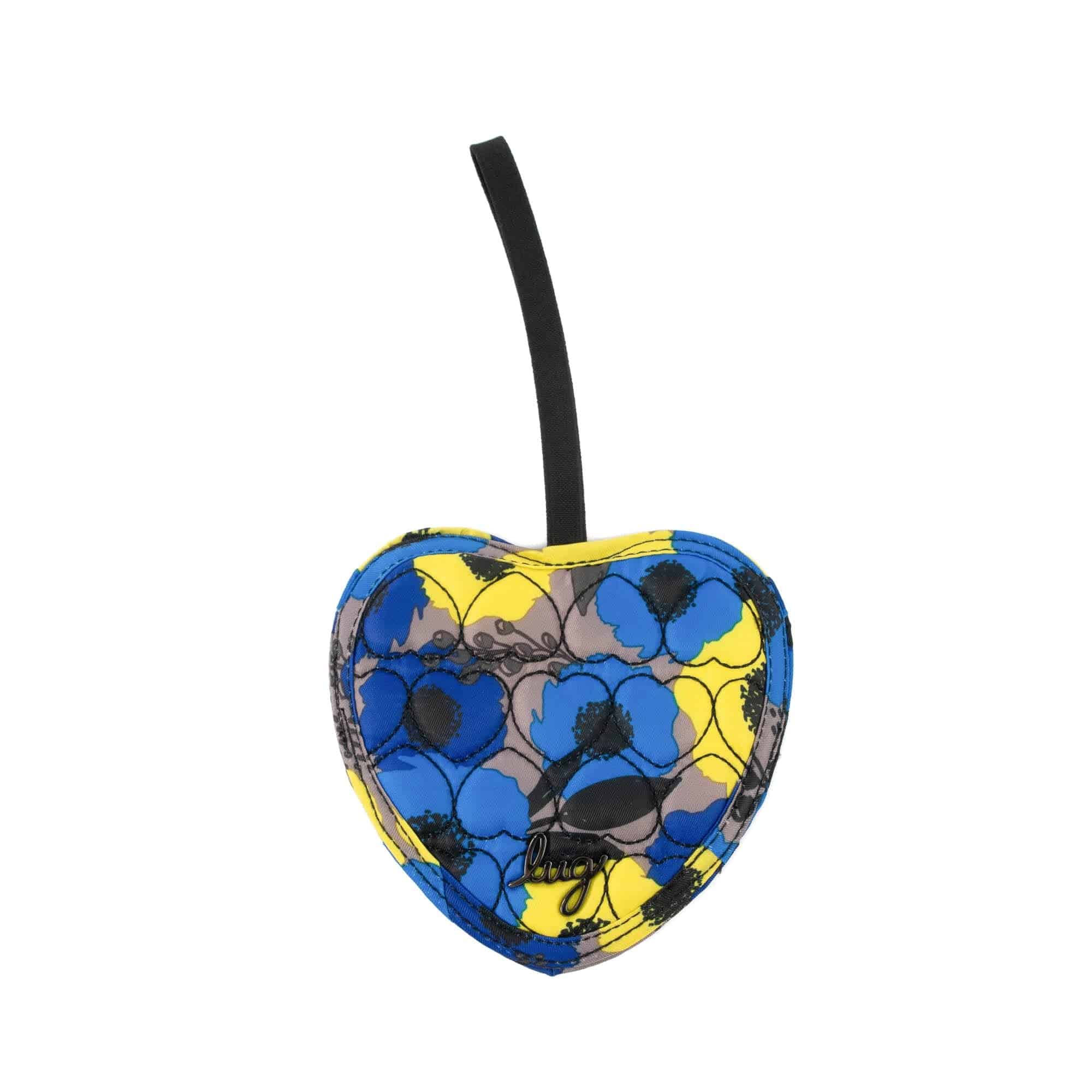 Heart Luggage Tag - PEONY BLUE - HeartLuggageTag_PeonyBlue_01