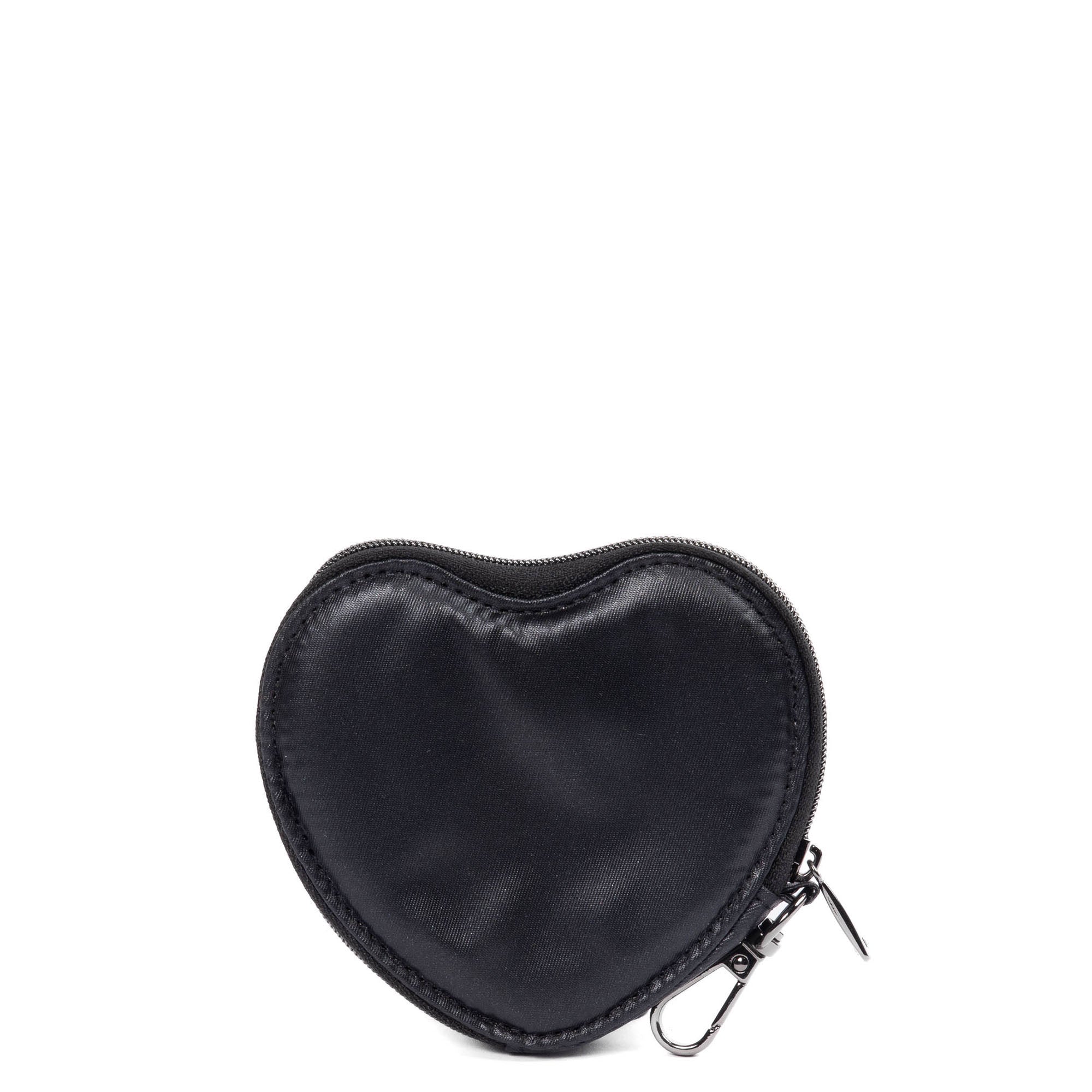 Heart Pouch - METALLIC BLACK - HeartPouch_MetallicBlack_032