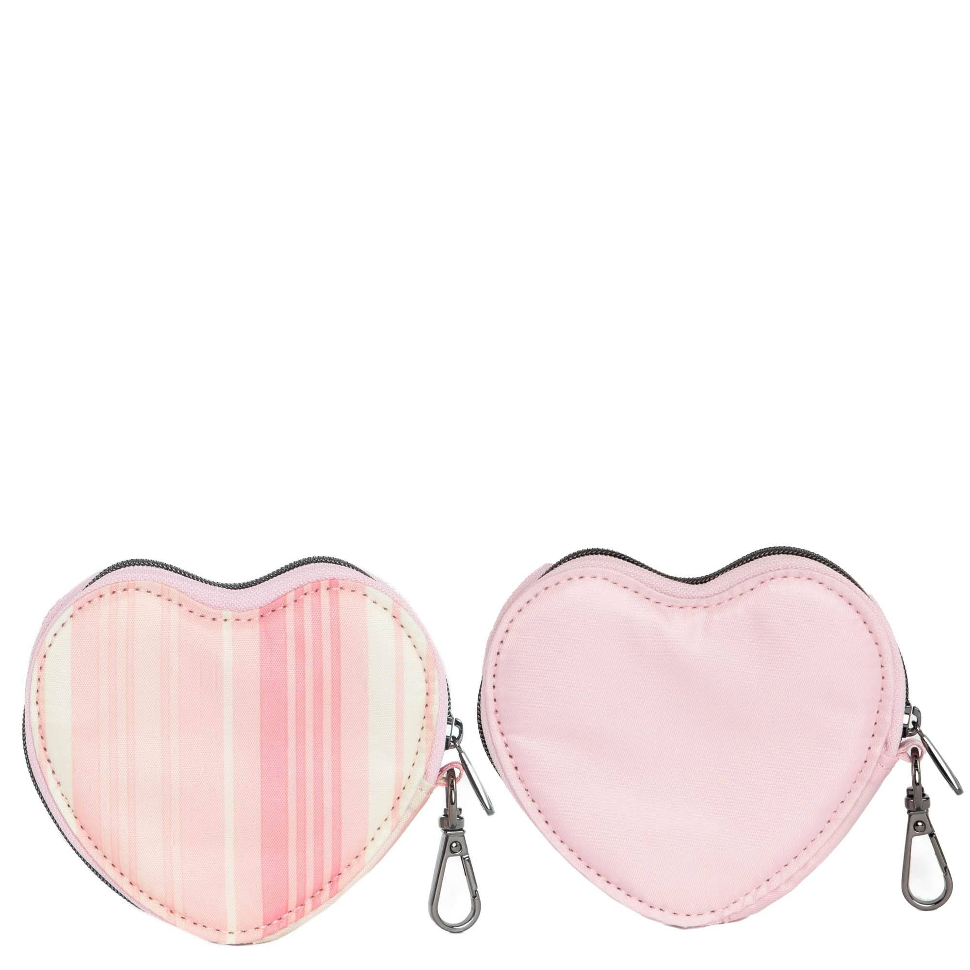 Heart Pouch 2pc Set - BUBBLE PINK LOVE STRIPE PINK - HeartPouches2PCS_LoveStripePink_BubblePink_02_04b53ae3-5523-49af-b7d4-7837c7006258