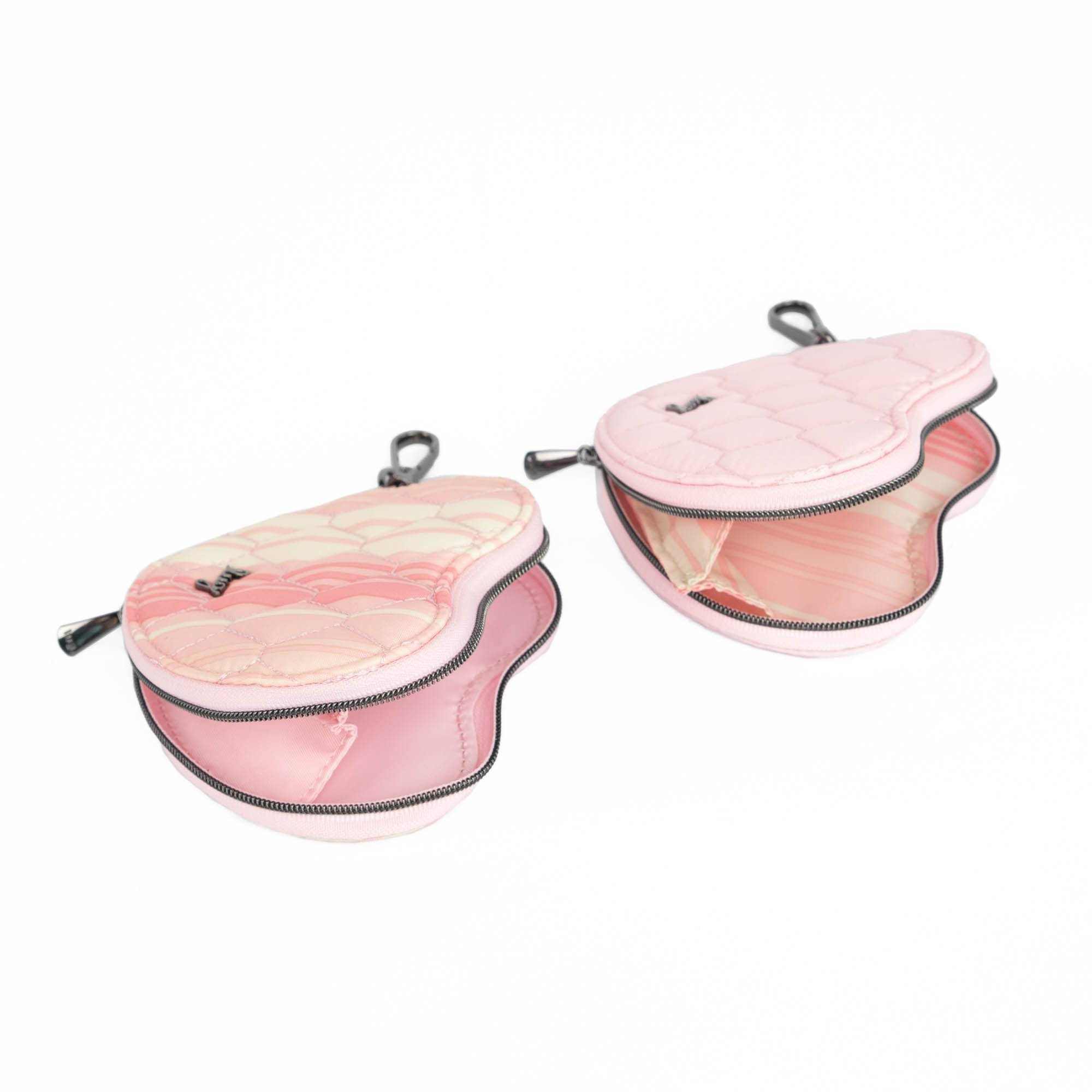 Heart Pouch 2pc Set - BUBBLE PINK LOVE STRIPE PINK - HeartPouches2PCS_LoveStripePink_BubblePink_03_88a6b0fd-6b7e-49a5-a254-58f12d198a66