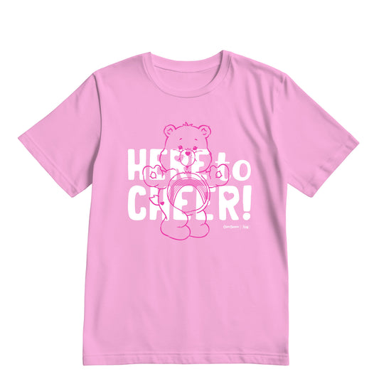 Care Bears x Lug Tee Shirt - HERE TO CHEER PINK - HeretoCheer_Tshirt_Pink_01