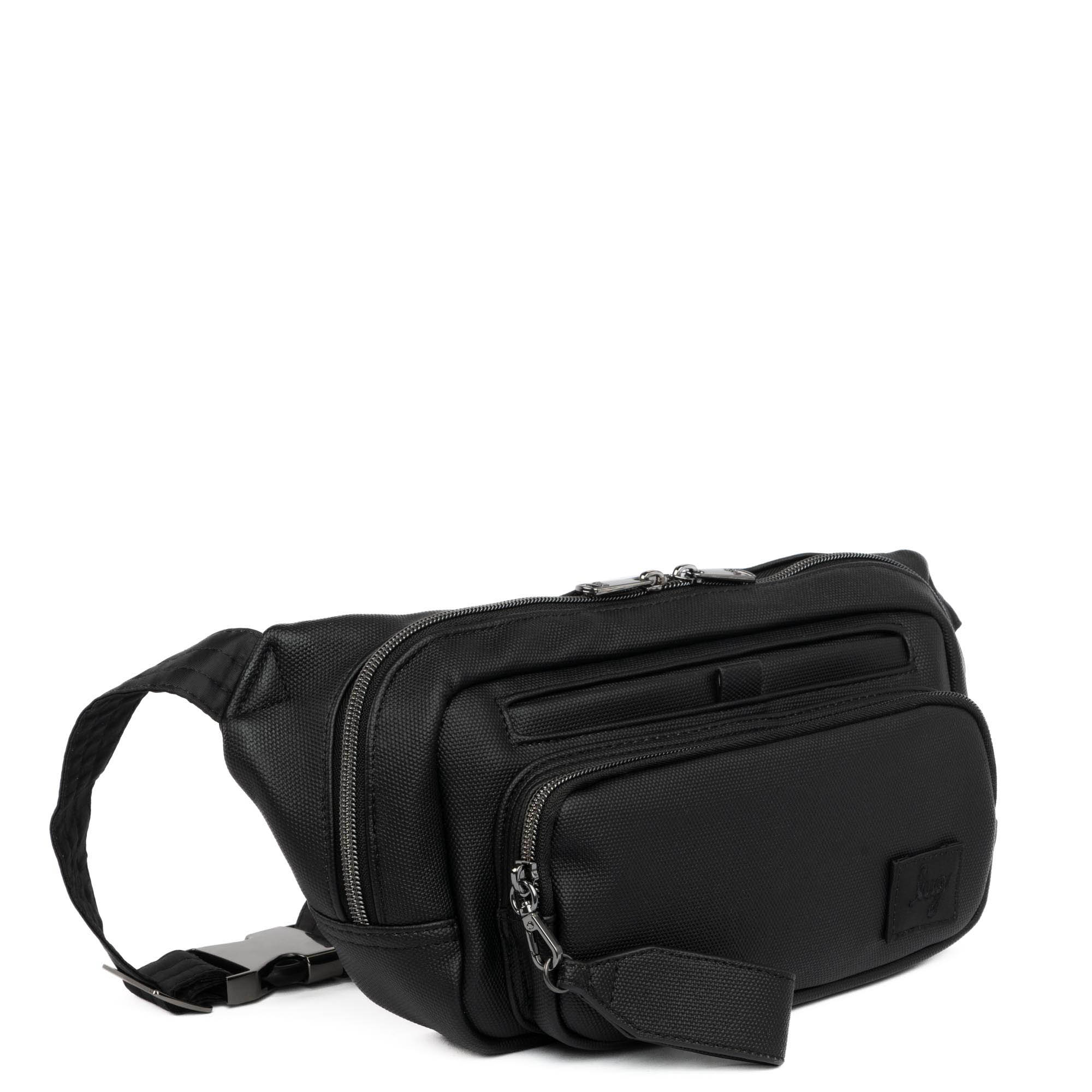 Hitch Matte Luxe VL Belt Bag - BLACK 2 - HitchML_Black_02