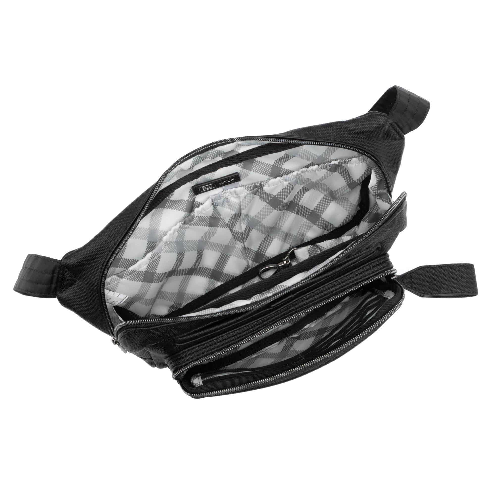 Hitch Matte Luxe VL Belt Bag - BLACK 2 - HitchML_Black_05