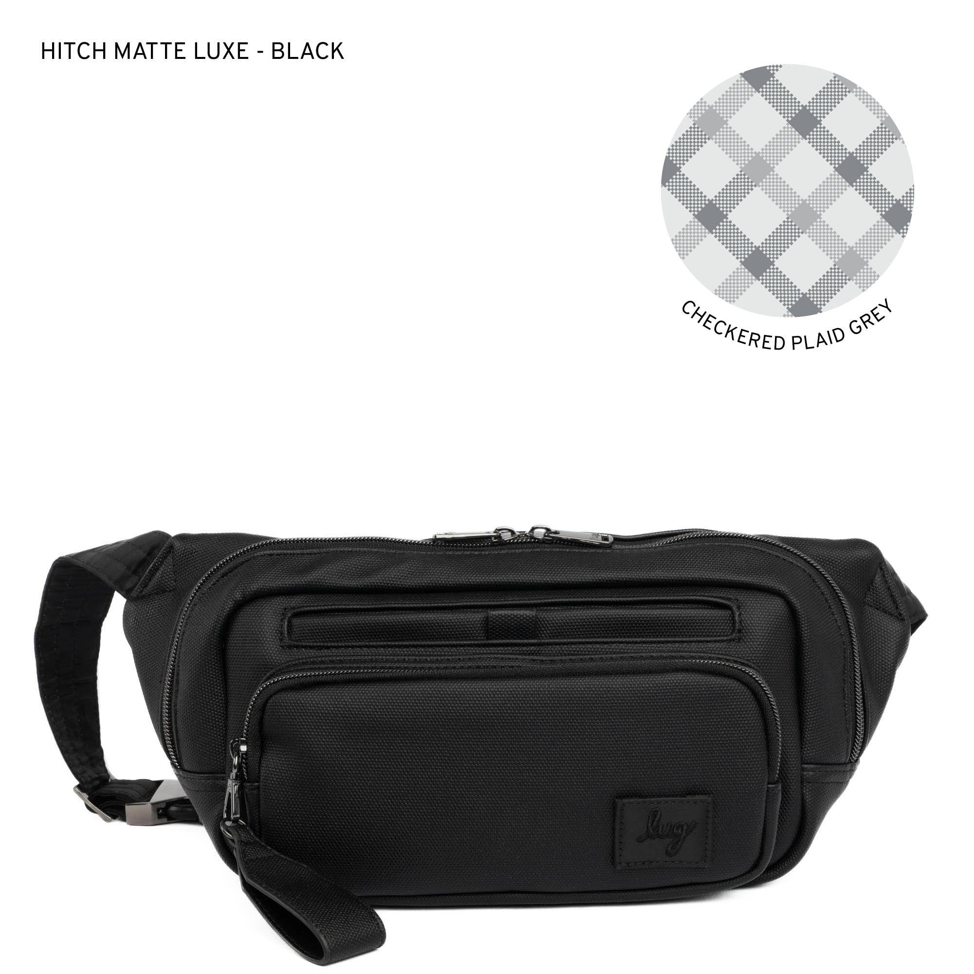 Hitch Matte Luxe VL Belt Bag - BLACK 2 - HitchML_Black_LL