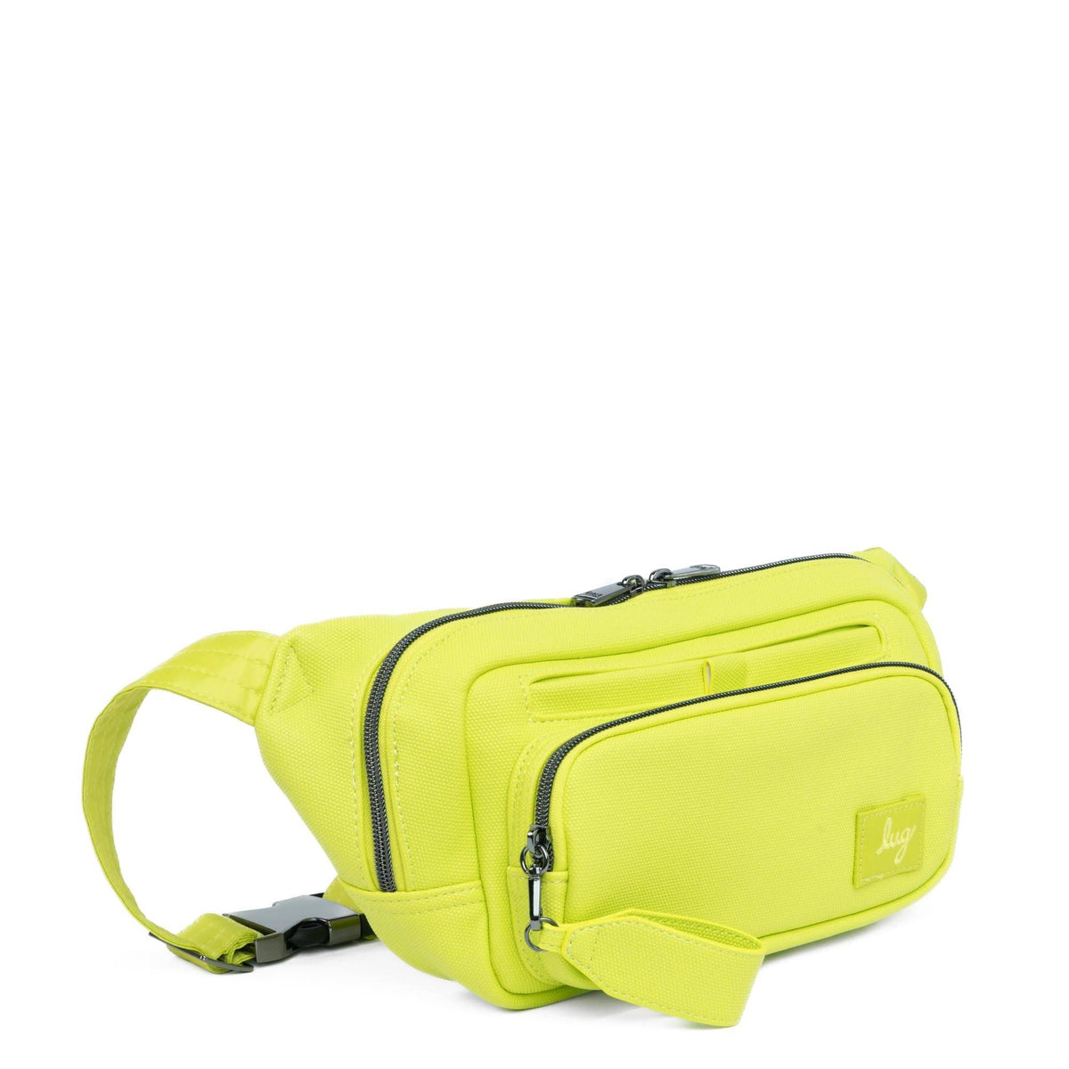Hitch Matte Luxe VL Belt Bag - LEMON LIME - HitchML_LemonLime_02