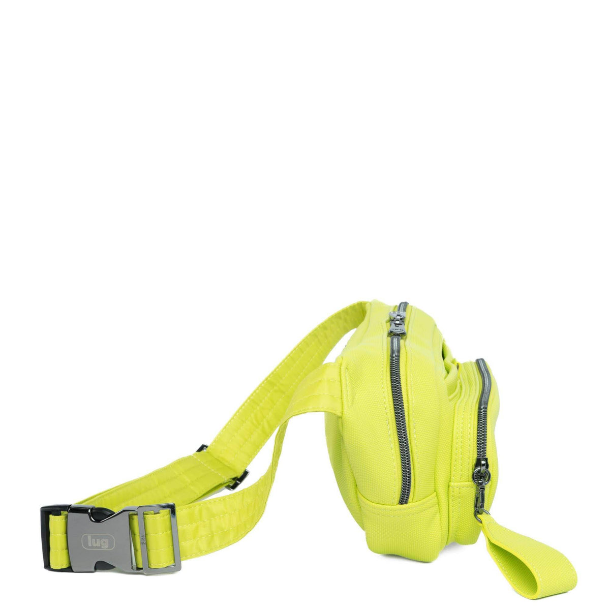 Hitch Matte Luxe VL Belt Bag - LEMON LIME - HitchML_LemonLime_03
