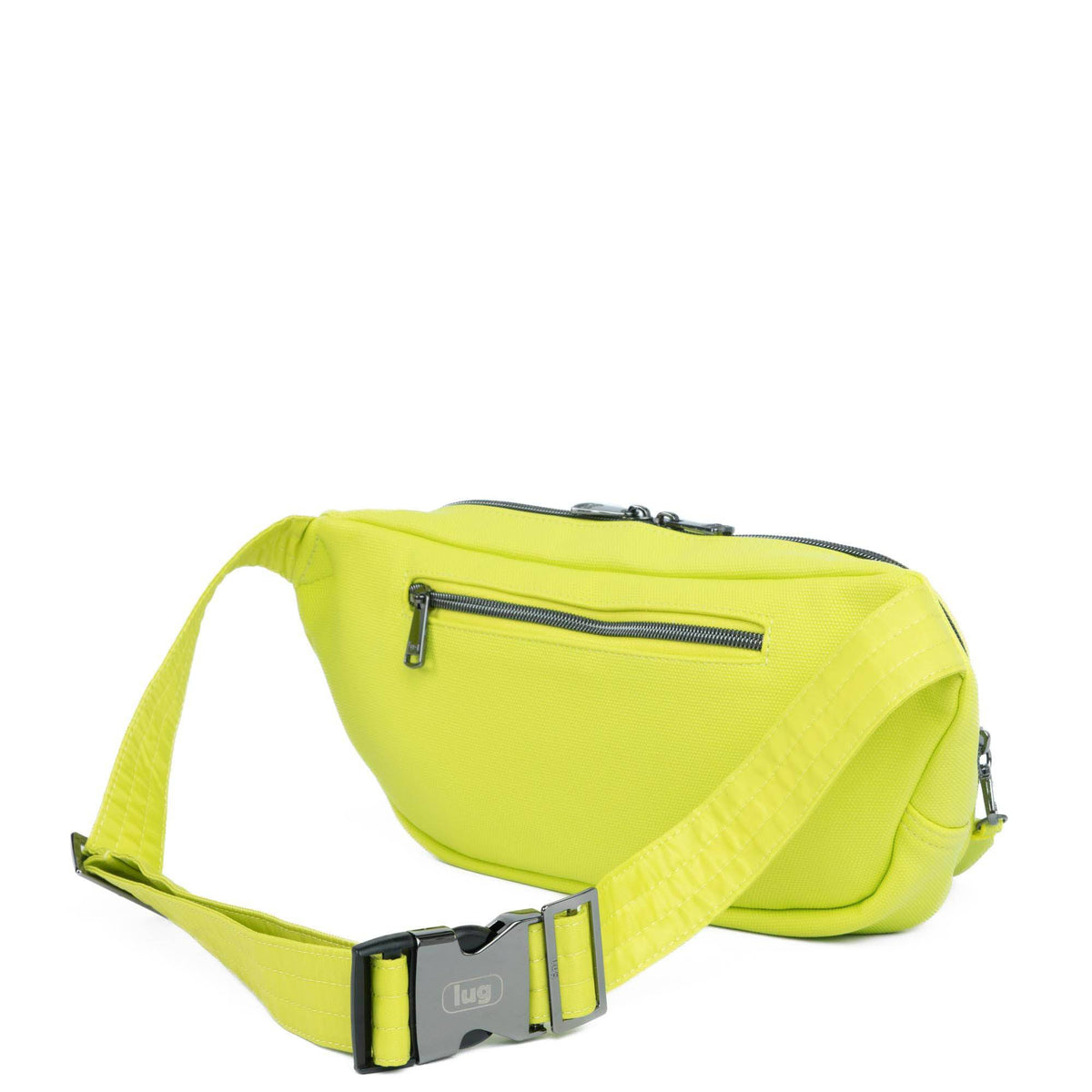 Hitch Matte Luxe VL Belt Bag - LEMON LIME - HitchML_LemonLime_04