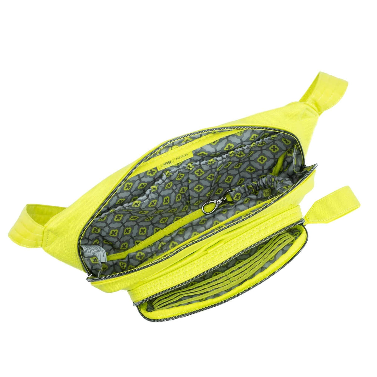 Hitch Matte Luxe VL Belt Bag - LEMON LIME - HitchML_LemonLime_05