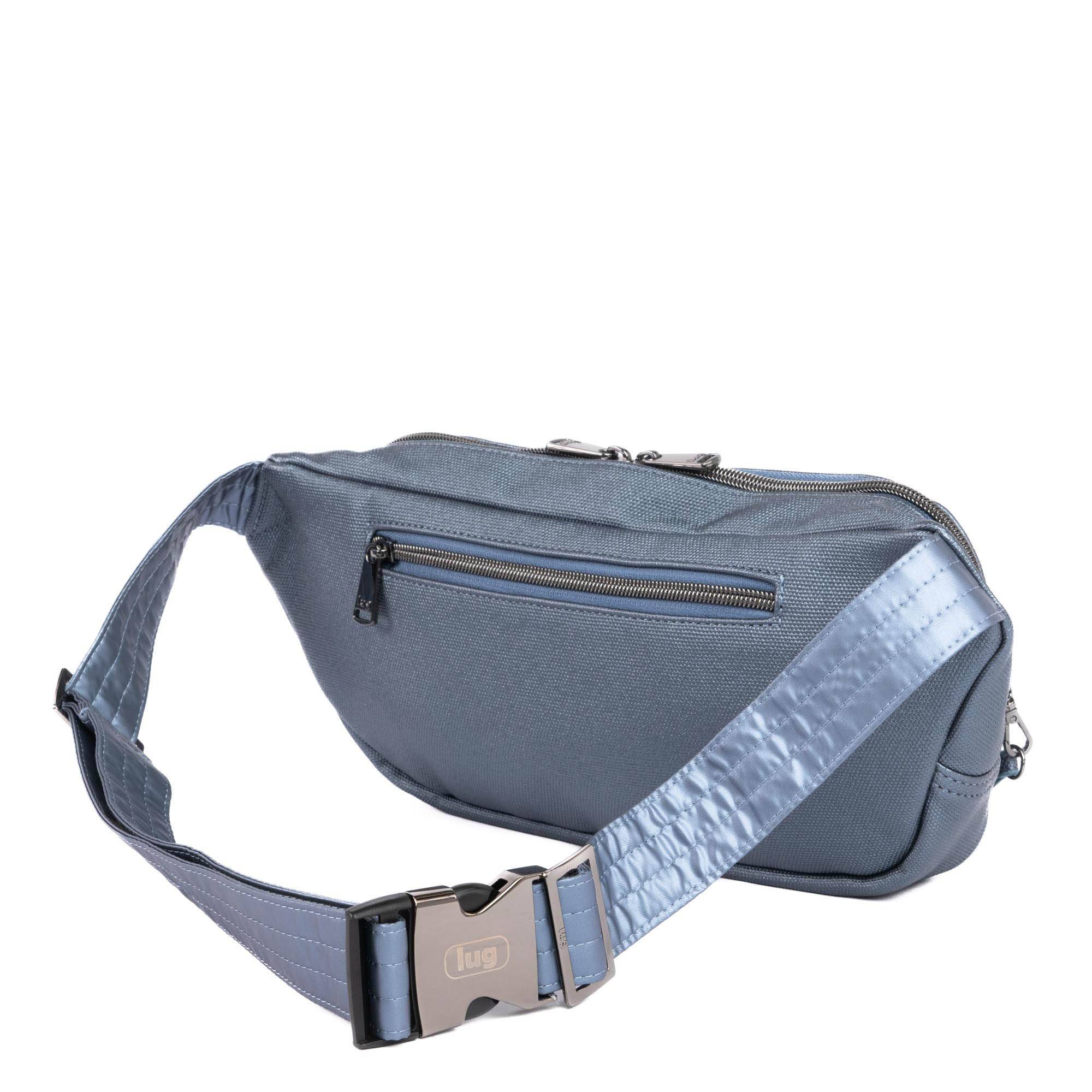 Hitch Matte Luxe VL Belt Bag - METALLIC BLUE MOON - HitchML_MetallicBluemoon_04