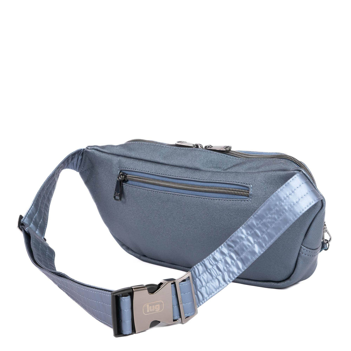 Hitch Matte Luxe VL Belt Bag - METALLIC BLUE MOON - HitchML_MetallicBluemoon_04