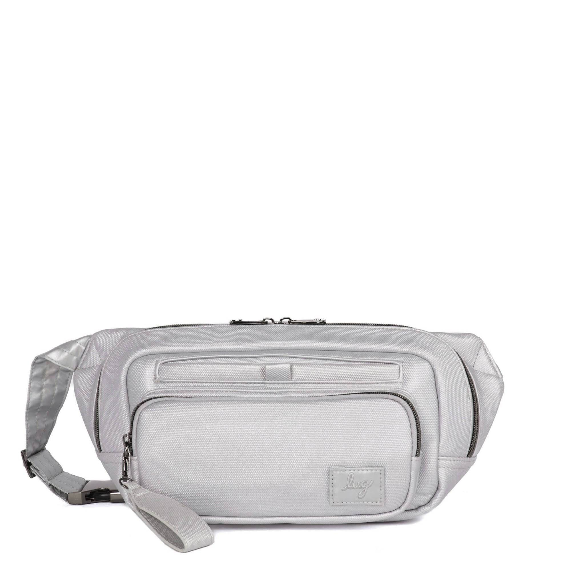 Hitch Matte Luxe VL Belt Bag - SILVER - HitchML_Silver_01