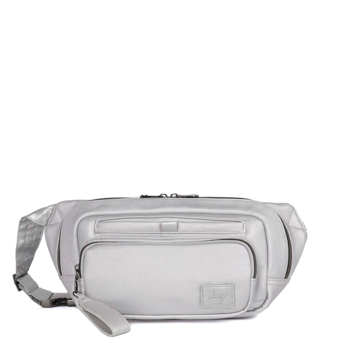 Hitch Matte Luxe VL Belt Bag - SILVER - HitchML_Silver_01