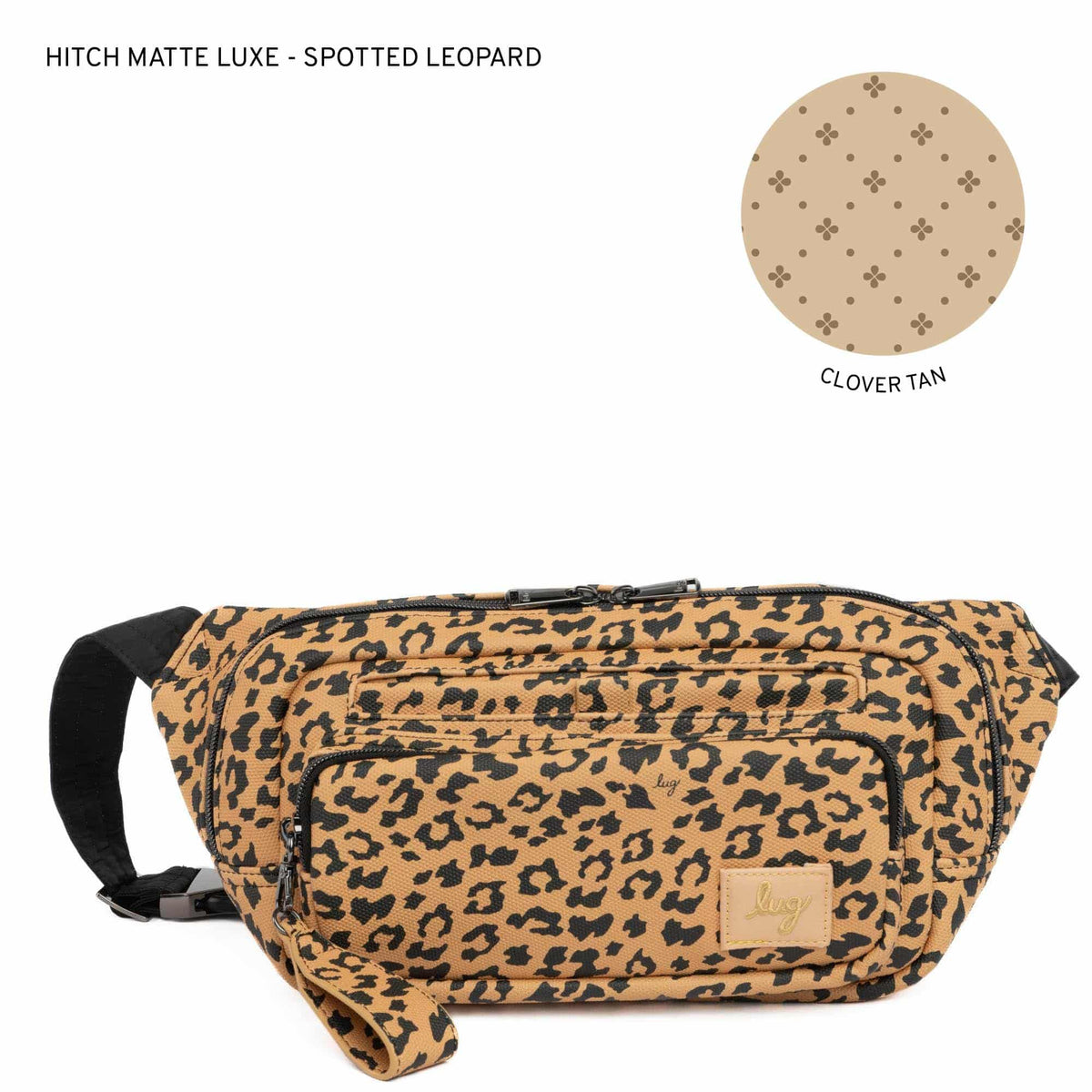 Hitch Matte Luxe VL Belt Bag - SPOTTED LEOPARD - HitchML_SpottedLeopard_LL