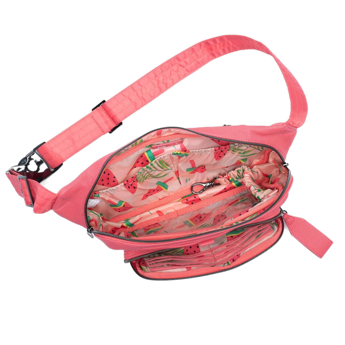 Hitch Matte Luxe VL Belt Bag - WATERMELON ICEPOP - HitchML_WatermelonIcePop_05