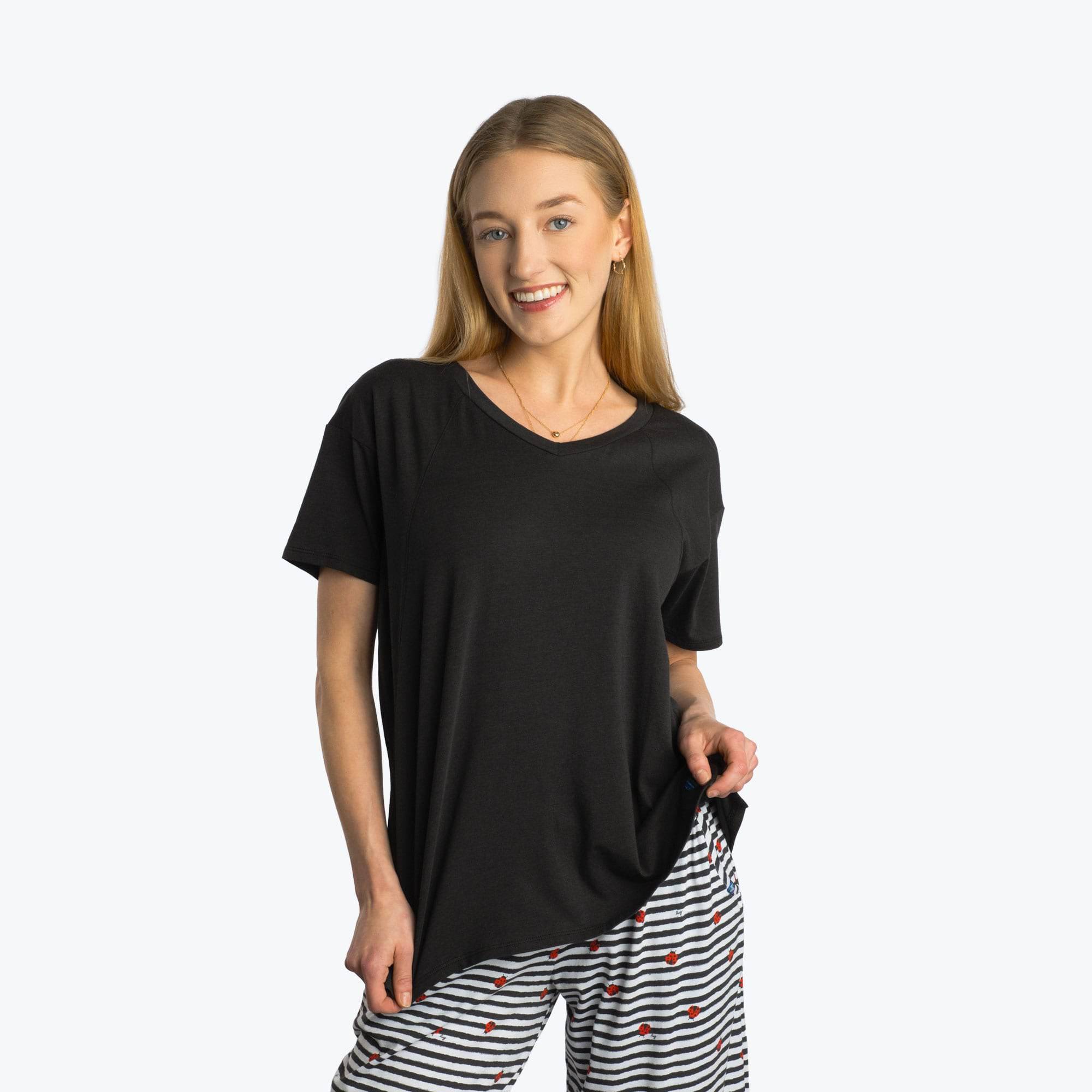 Hopper Cotton Jersey Tee - BLACK - HopperCottonJerseyTee_Black_01