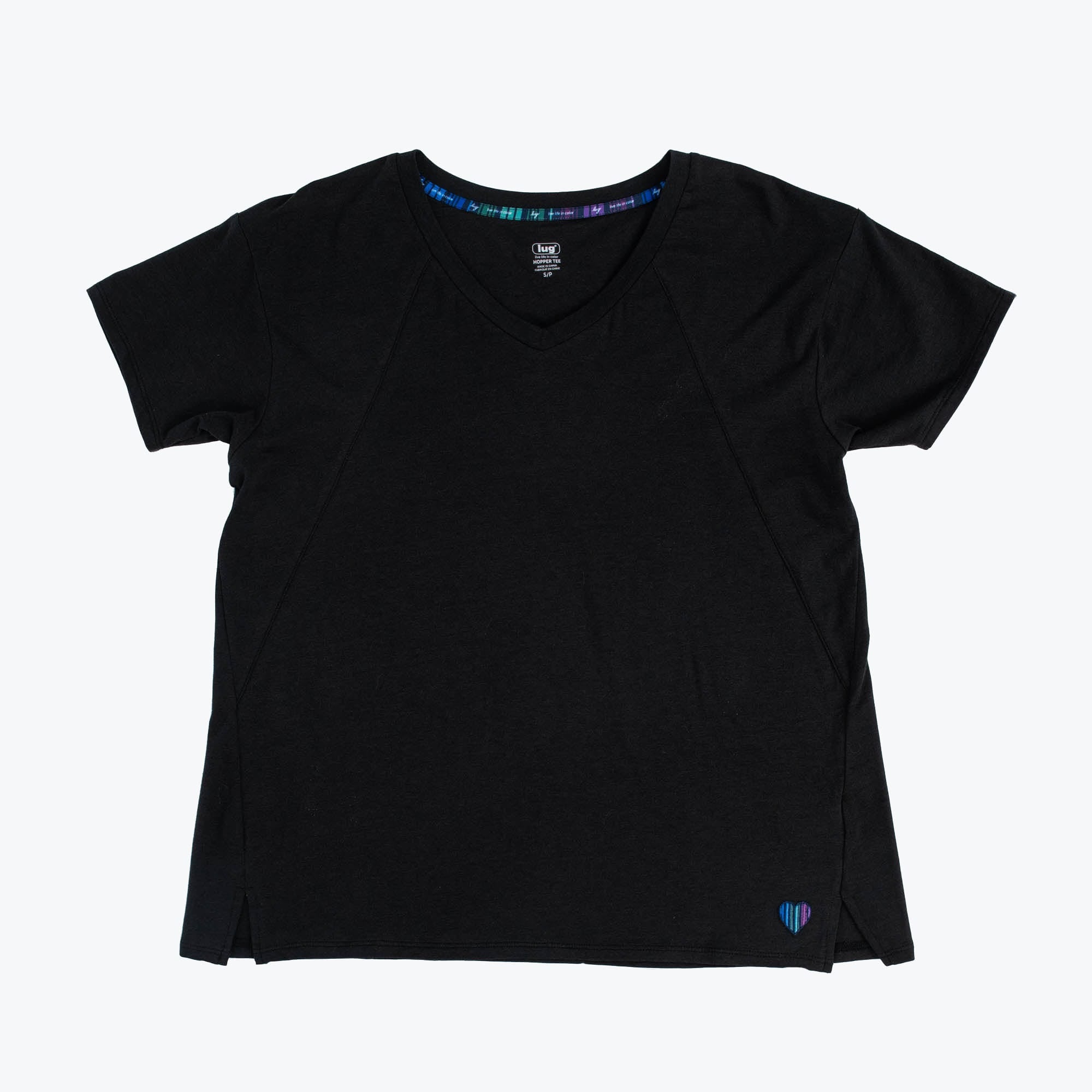 Hopper Cotton Jersey Tee - BLACK - HopperCottonJerseyTee_Black_Flatlay