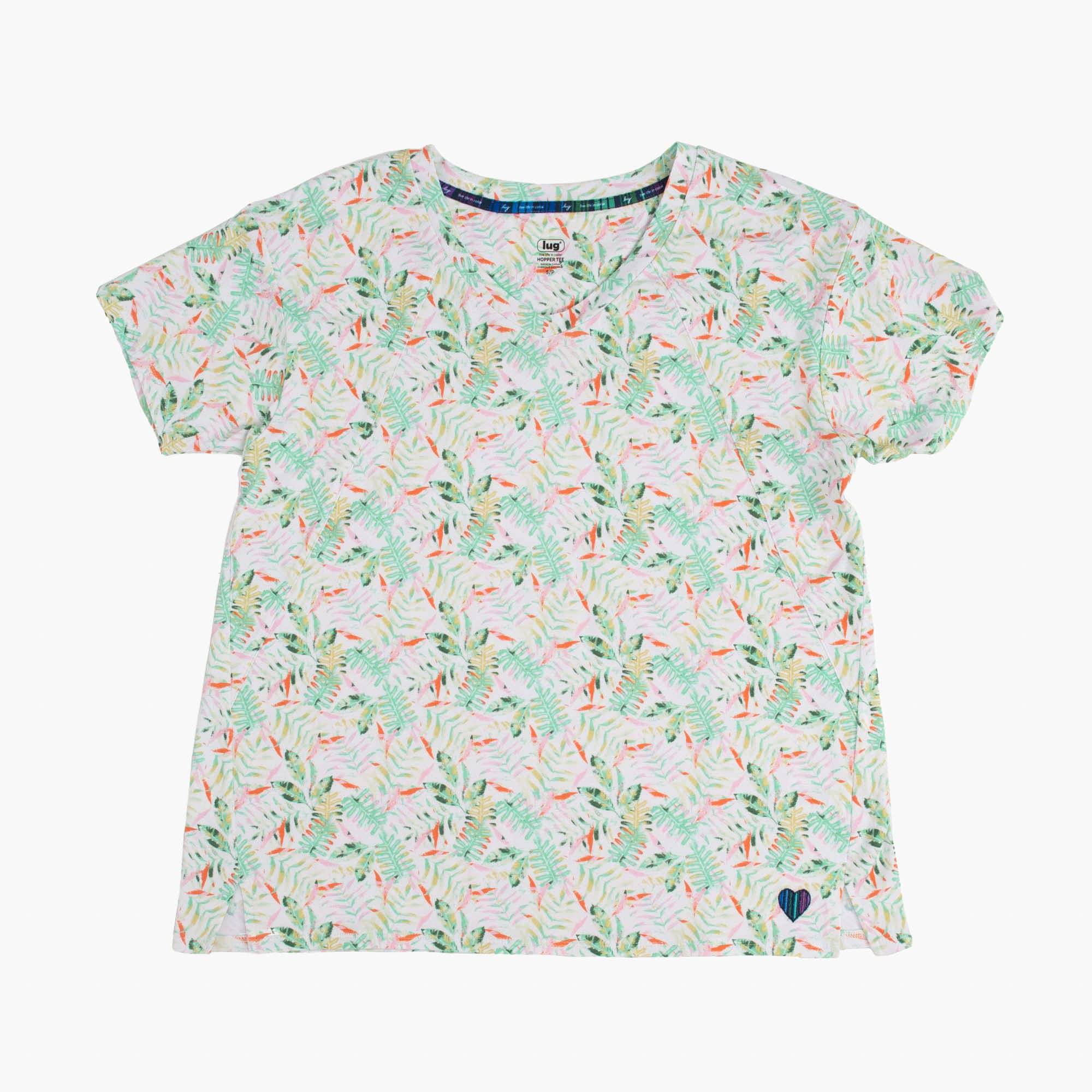 Hopper Cotton Jersey Tee - CANDY TROPICS - HopperCottonJerseyTee_CandyTropics_Flatlay