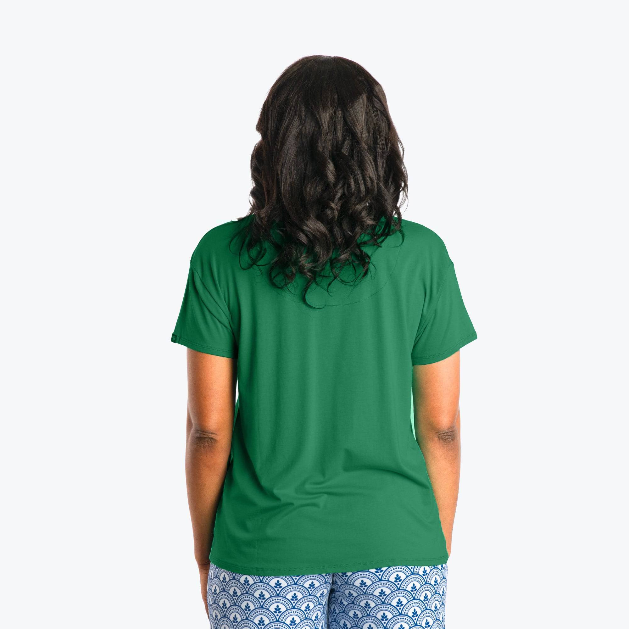 Hopper Cotton Jersey Tee - EMERALD GREEN - HopperCottonJerseyTee_EmeraldGreen_02