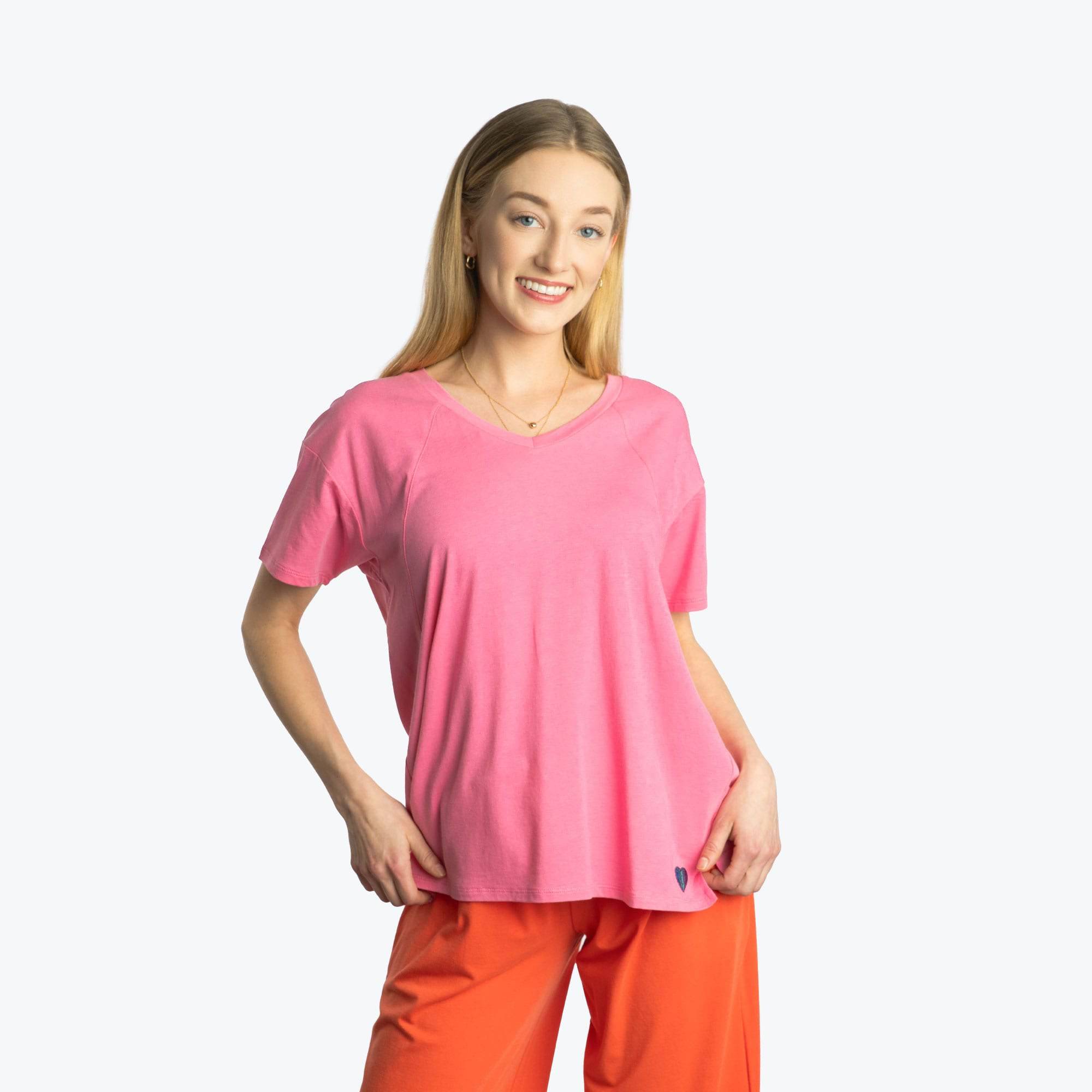 Hopper Cotton Jersey Tee - PINK TOURMALINE - HopperCottonJerseyTee_PinkTourmaline_01